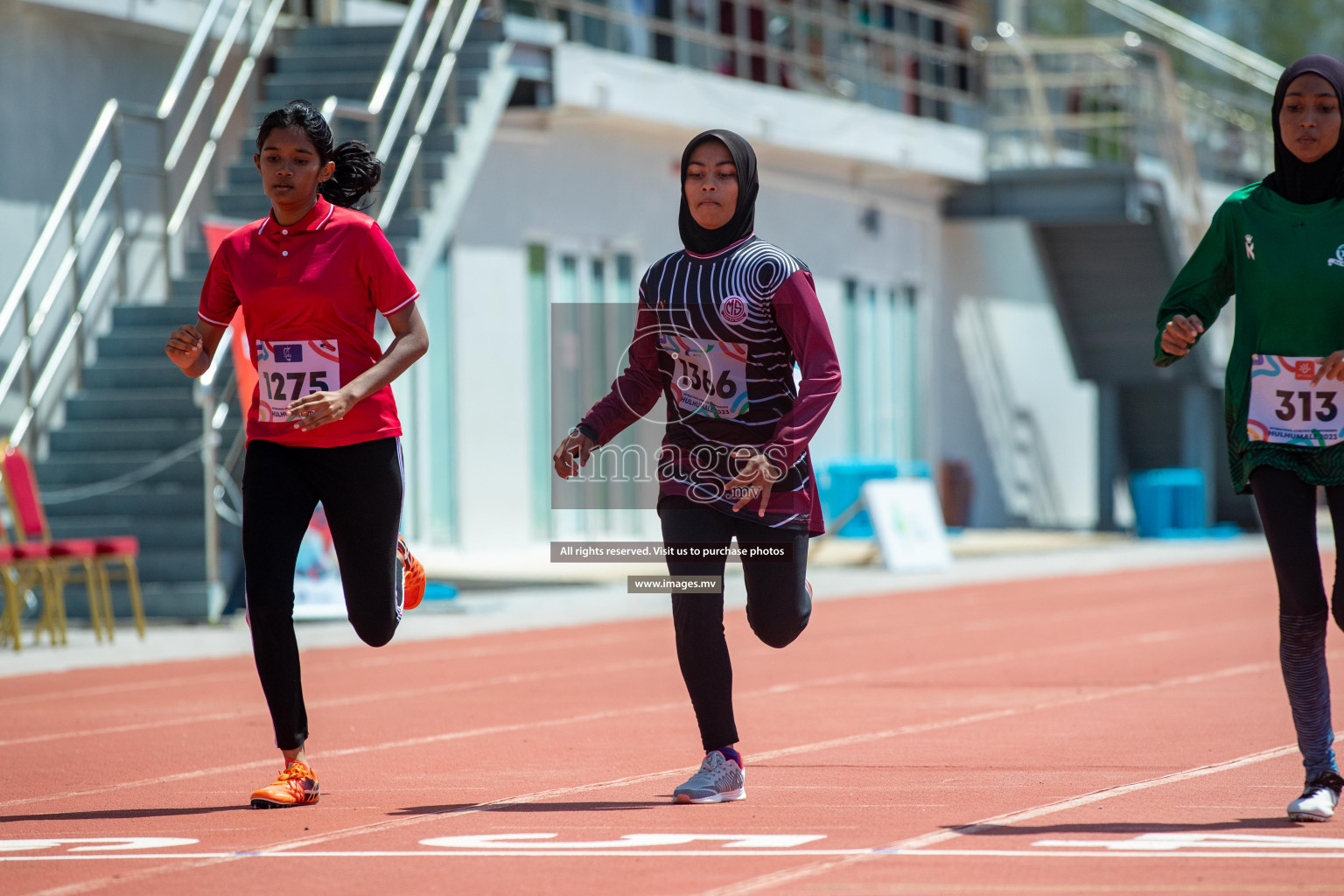 Day three of Inter School Athletics Championship 2023 was held at Hulhumale' Running Track at Hulhumale', Maldives on Tuesday, 16th May 2023. Photos: Nausham Waheed / images.mv