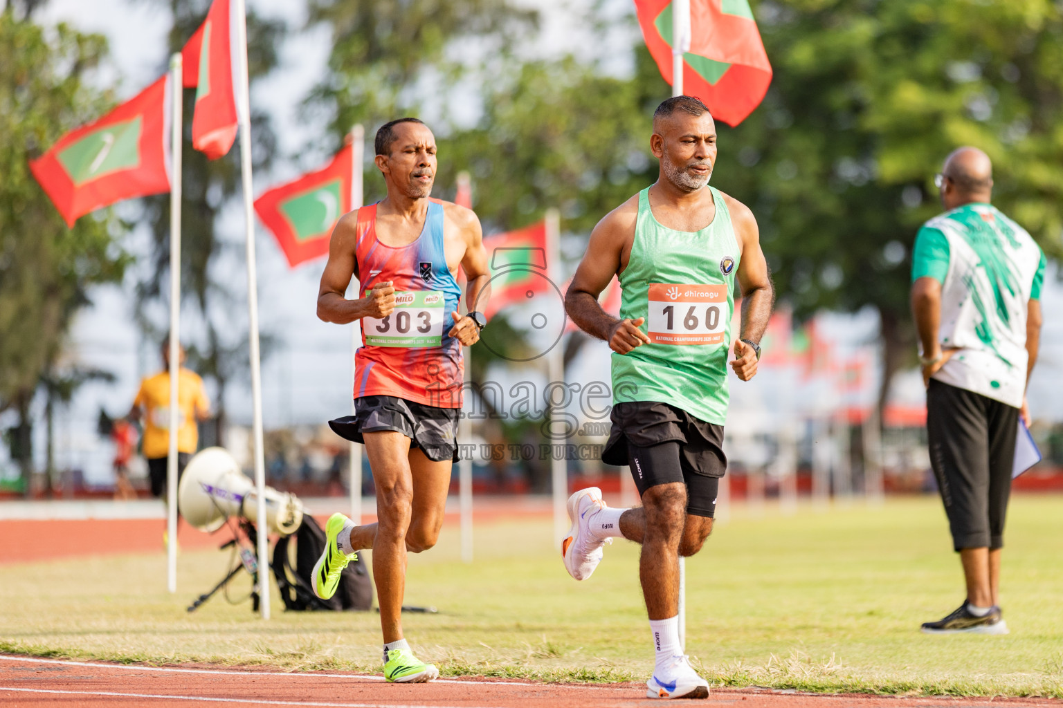 Day 1 of National Athletics Championship 2025 was held at Ekuveni Running Ground in Male', Maldives on Thursday, 14th August 2025. Photos: Areef Adam / images.mv