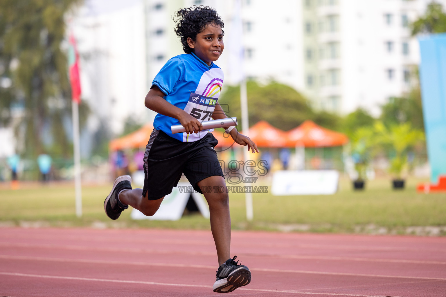 Day 5 of MWSC Interschool Athletics Championships 2024 held in Hulhumale Running Track, Hulhumale, Maldives on Wednesday, 13th November 2024. Photos by: Ismail Thoriq / Images.mv