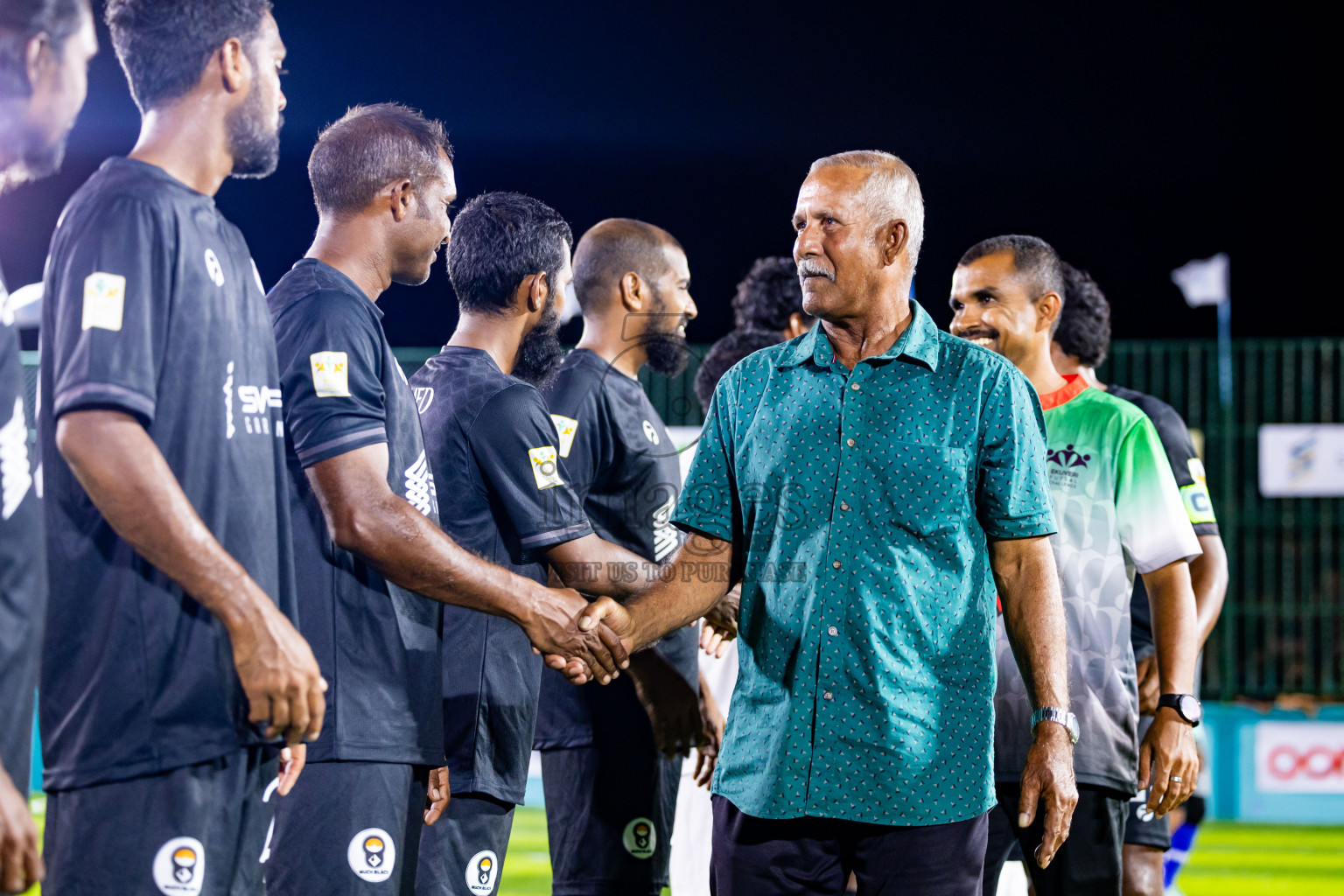 Much Black vs Naalaafushi YC in Day 1 of Laamehi Dhiggaru Ekuveri Futsal Challenge 2024 was held on Friday, 26th July 2024, at Dhiggaru Futsal Ground, Dhiggaru, Maldives Photos: Nausham Waheed / images.mv