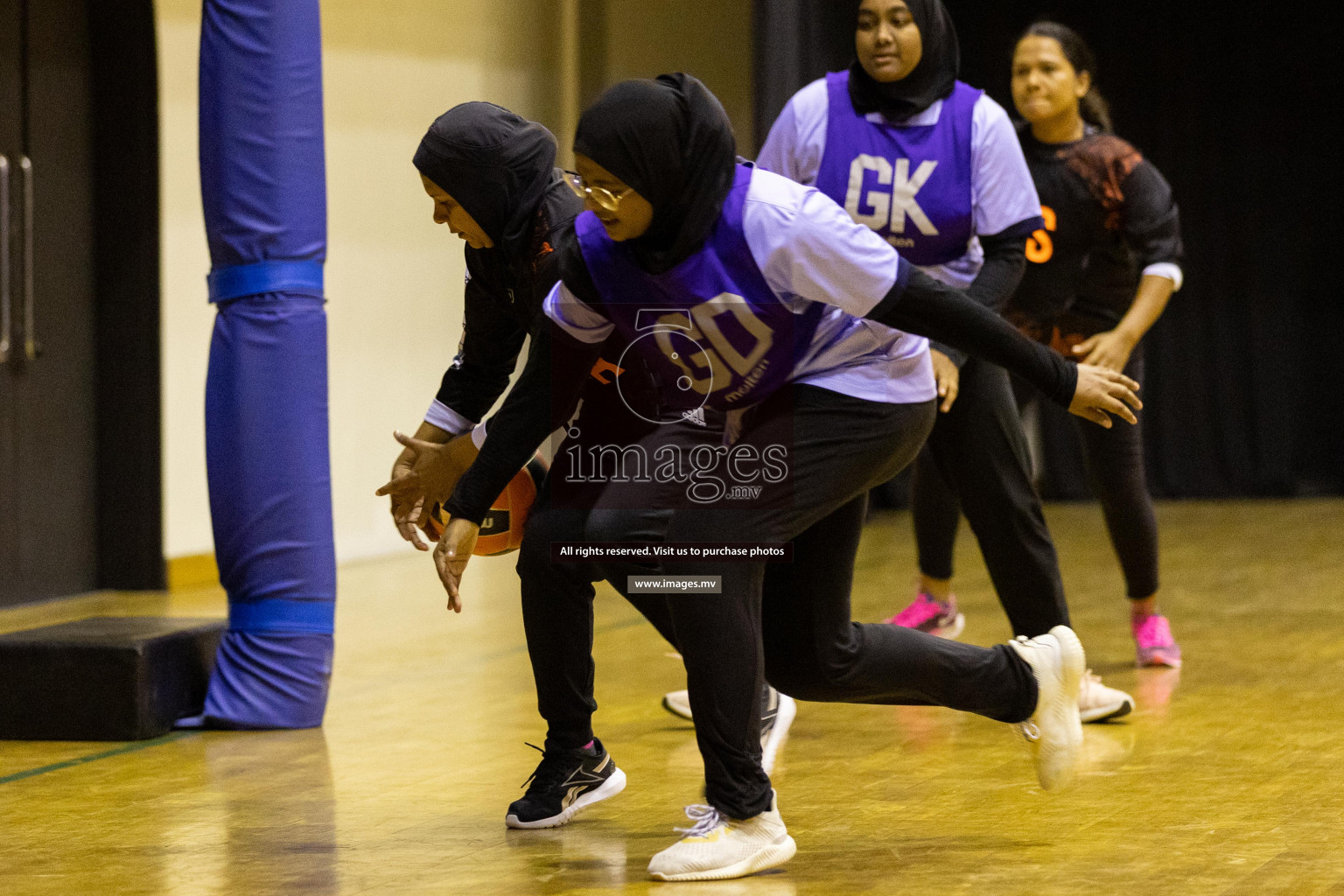 Club Matrix vs VYANSA in the Milo National Netball Tournament 2022 on 20 July 2022, held in Social Center, Male', Maldives. Photographer: Shuu / Images.mv