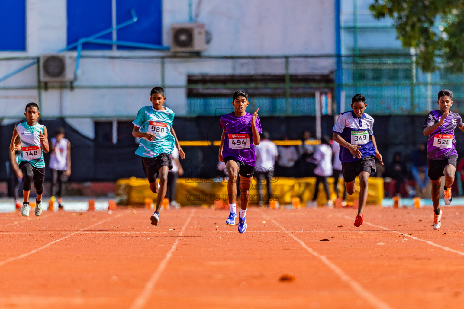 Day 1 of Inter-school Athletics Championship 2025 held in Ekuveni Synthetic Track, Male', Maldives on Monday, 06th October 2025. Photos by: Areef Adam  / Images.mv