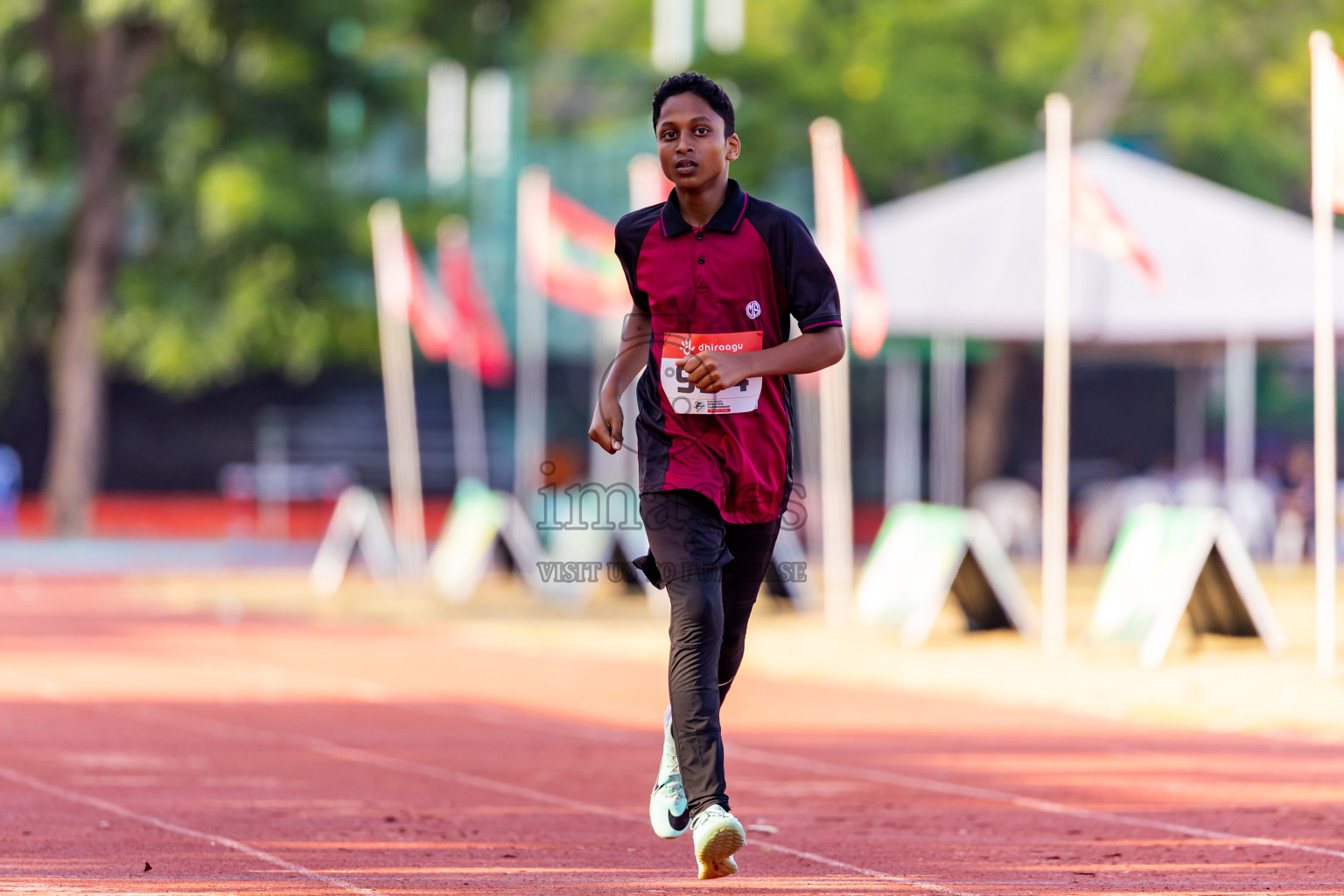 Day 1 of Inter-school Athletics Championship 2025 held in Ekuveni Synthetic Track, Male', Maldives on Monday, 06th October 2025. Photos by: Nausham Waheed / Images.mv
