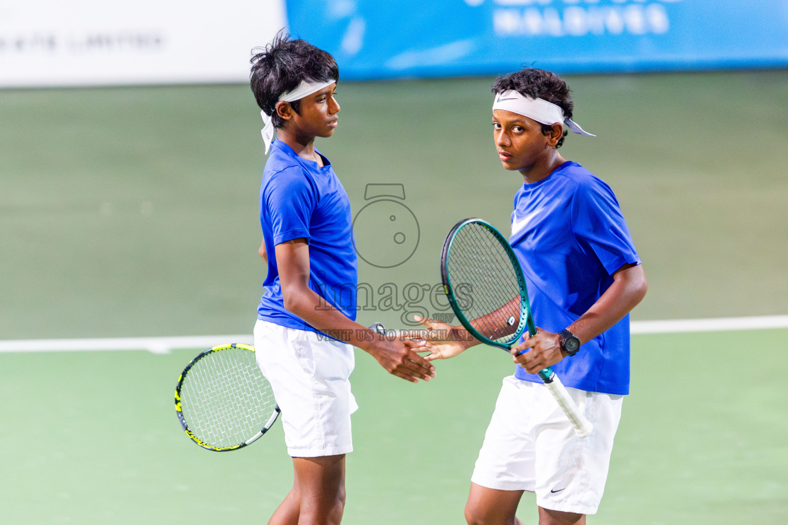 Day 8 of ATF Maldives Junior Open Tennis was held in Male' Tennis Court, Male', Maldives on Thursday, 19th December 2024. Photos: Nausham Waheed/ images.mv