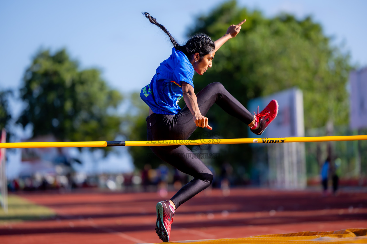 Day 1 of 12th Milo Association Championships was held in Ekuveni Track at Male', Maldives on Thursday, 24th April 2025. Photos: Nausham Waheed / images.mv