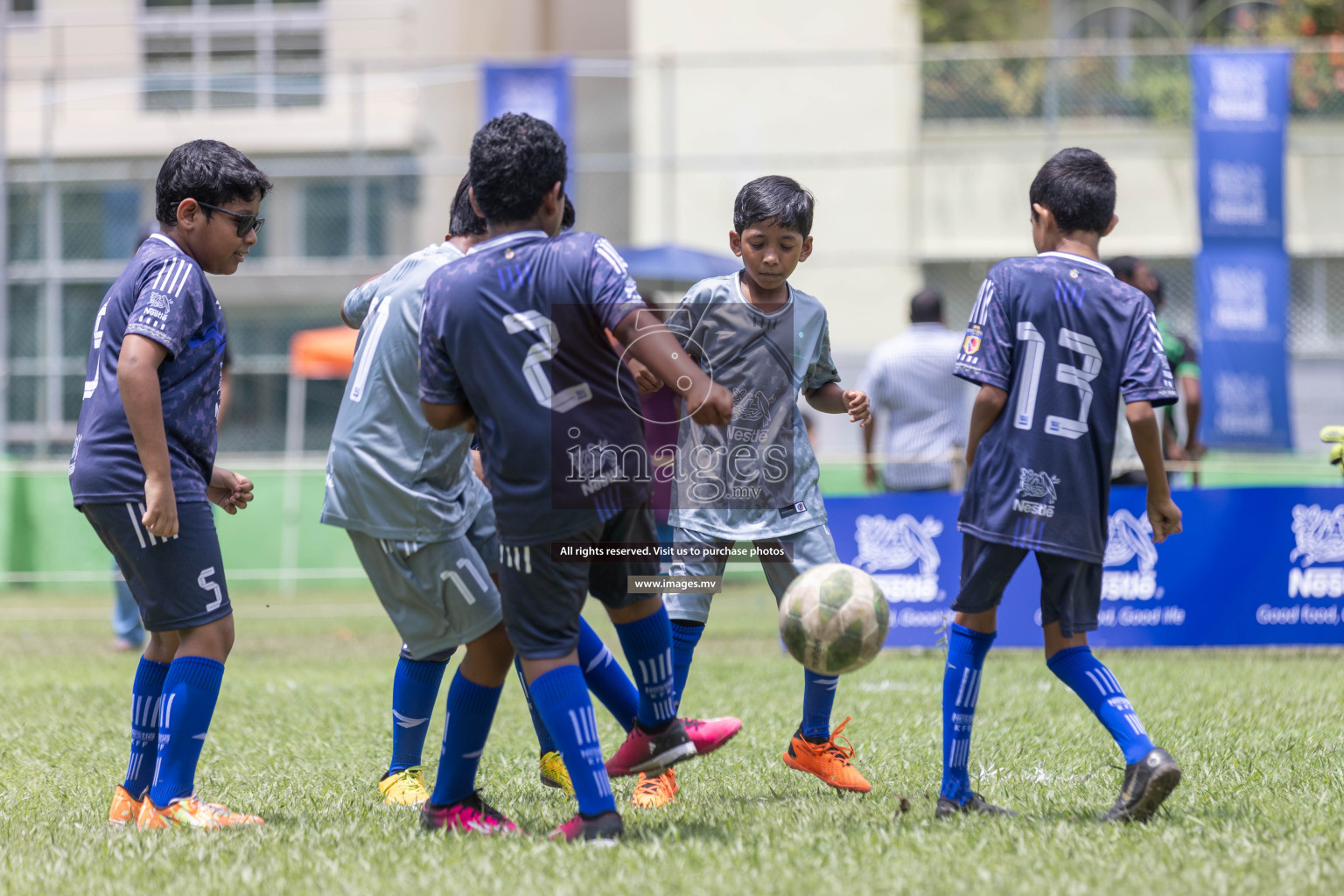 Day 1 of Nestle kids football fiesta, held in Henveyru Football Stadium, Male', Maldives on Wednesday, 11th October 2023 Photos: Shut Abdul Sattar/ Images.mv