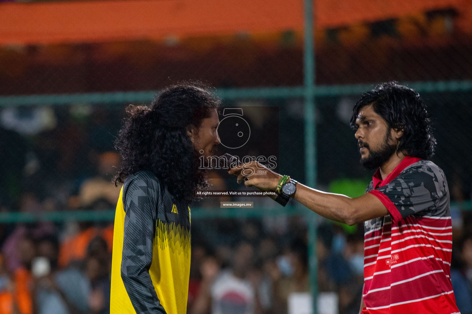 RRC Vs FSM in the Semi Finals of Club Maldives 2021 held in Hulhumale, Maldives on 19 December 2021. Photos: Ismail Thoriq / images.mv