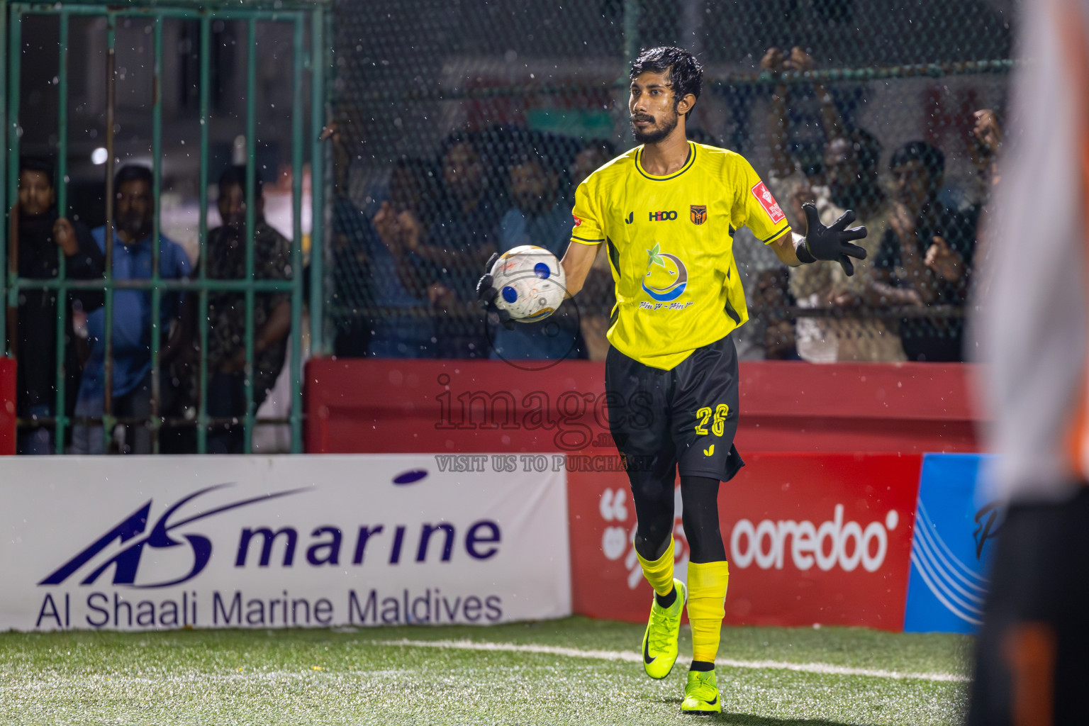 Th Gaadhiffushi vs Th Hirilandhoo  in Day 6 of Golden Futsal Challenge 2025 on Friday, 6th January 2025, in Hulhumale', Maldives
Photos: Ismail Thoriq / images.mv