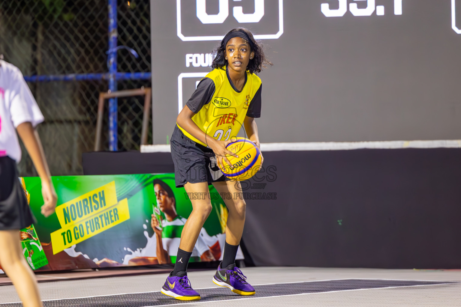 Day 2 of MILO Ramadan 3x3 Challenge 2024 was held in Ekuveni Outdoor Basketball Court at Male', Maldives on Wednesday, 13th March 2024.
Photos: Ismail Thoriq / images.mv