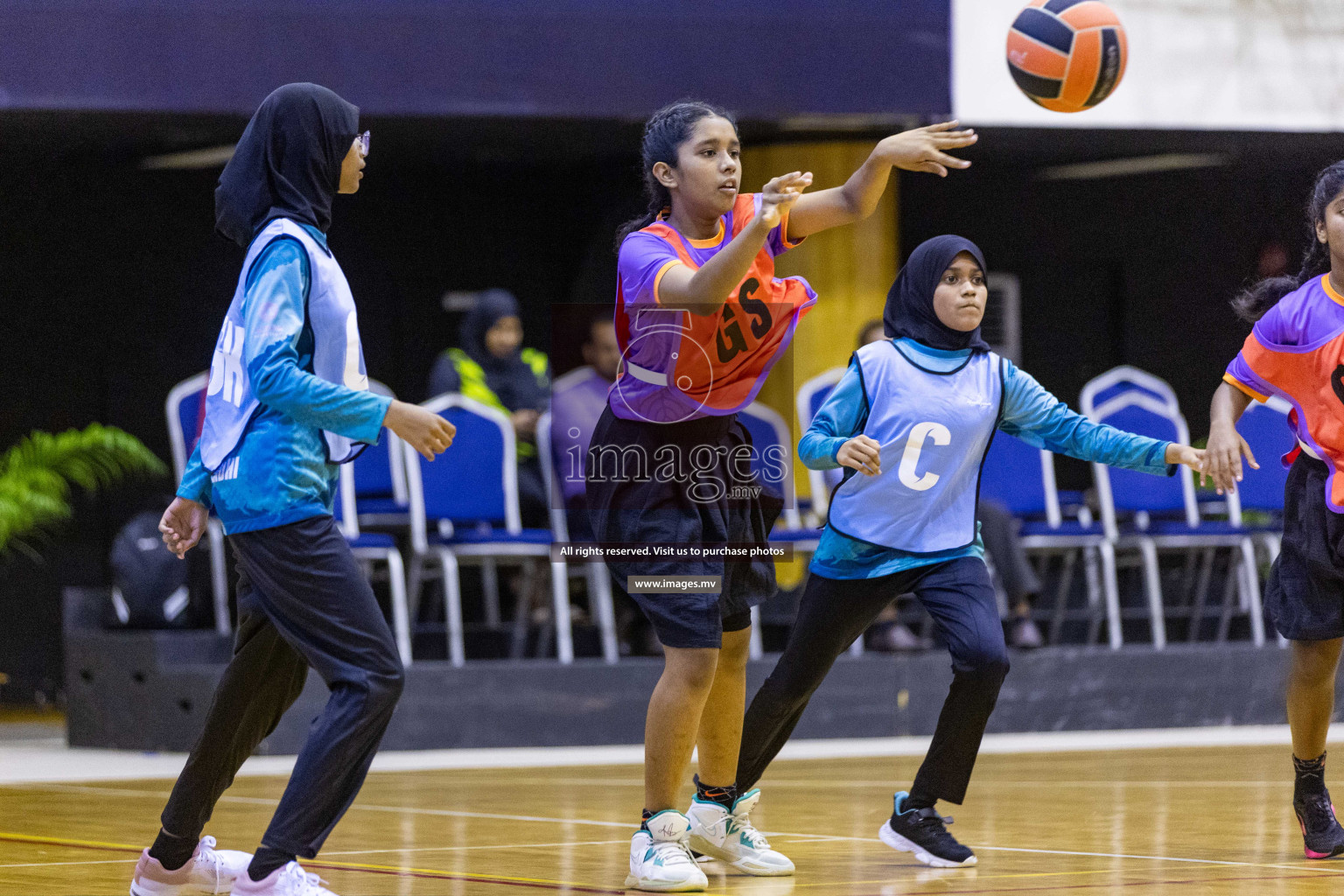 Day3 of 24th Interschool Netball Tournament 2023 was held in Social Center, Male', Maldives on 29th October 2023. Photos: Nausham Waheed, Mohamed Mahfooz Moosa / images.mv