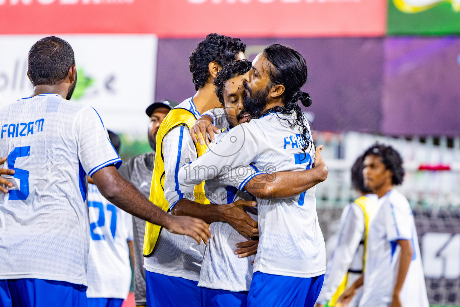 TEAM MMA vs CLUB 220 in the Semi-finals of Club Maldives Classic 2024 held in Rehendi Futsal Ground, Hulhumale', Maldives on Tuesday, 19th September 2024. 
Photos: Nausham Waheed / images.mv