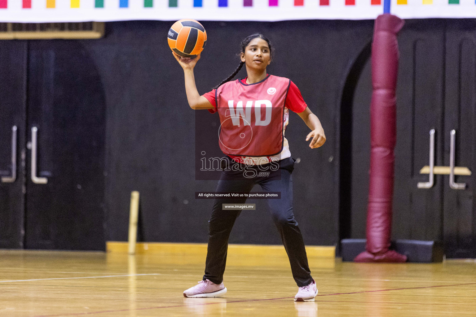 Final of 24th Interschool Netball Tournament 2023 was held in Social Center, Male', Maldives on 7th November 2023. Photos: Nausham Waheed / images.mv