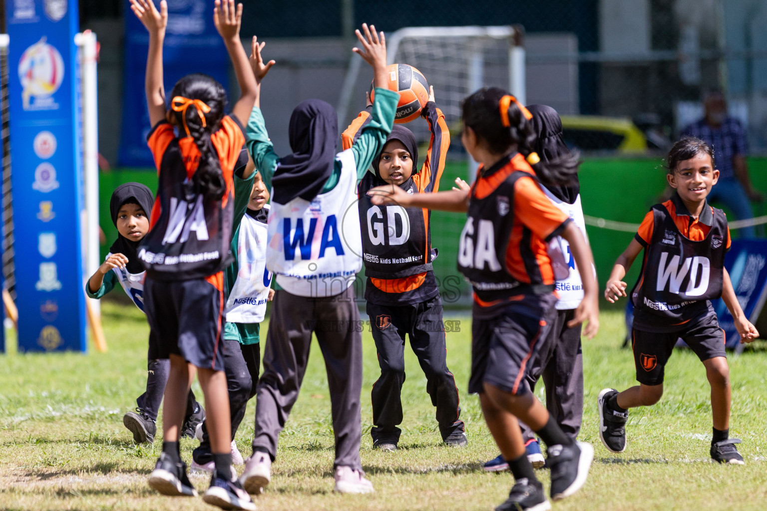 Day 3 of Nestle' Kids Netball Fiesta 2023 held in Henveyru Stadium, Male', Maldives on Saturday, 2nd December 2023. Photos by Nausham Waheed / Images.mv