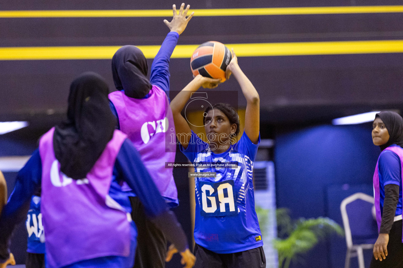 Day7 of 24th Interschool Netball Tournament 2023 was held in Social Center, Male', Maldives on 2nd November 2023. Photos: Nausham Waheed / images.mv