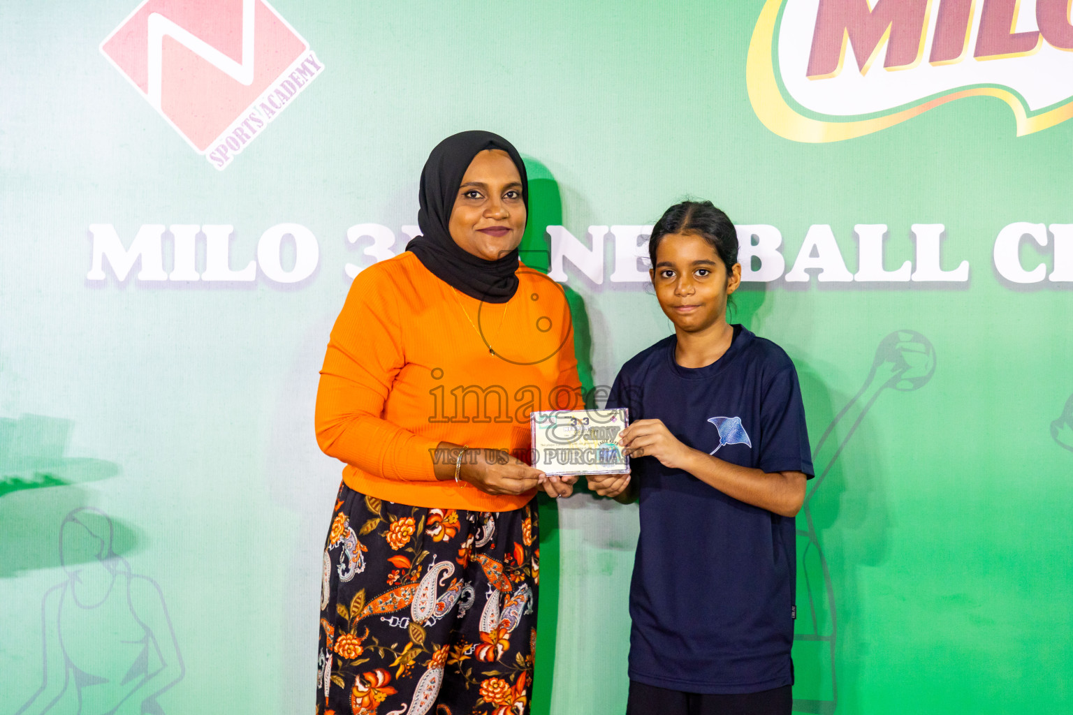 Final of MILO 3x3 Netball Challenge 2024 was held in Ekuveni Netball Court at Male', Maldives on Thursday, 20th March 2024. Photos: Nausham Waheed / images.mv