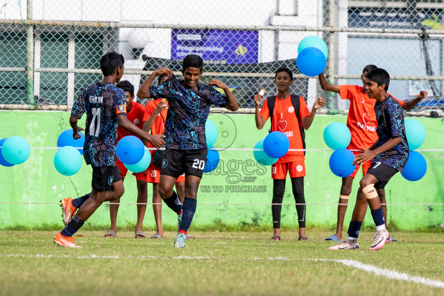 Day 4 of MILO Academy Championship 2024 (U-14) was held in Henveyru Stadium, Male', Maldives on Sunday, 3rd November 2024. Photos: Hassan Simah / Images.mv