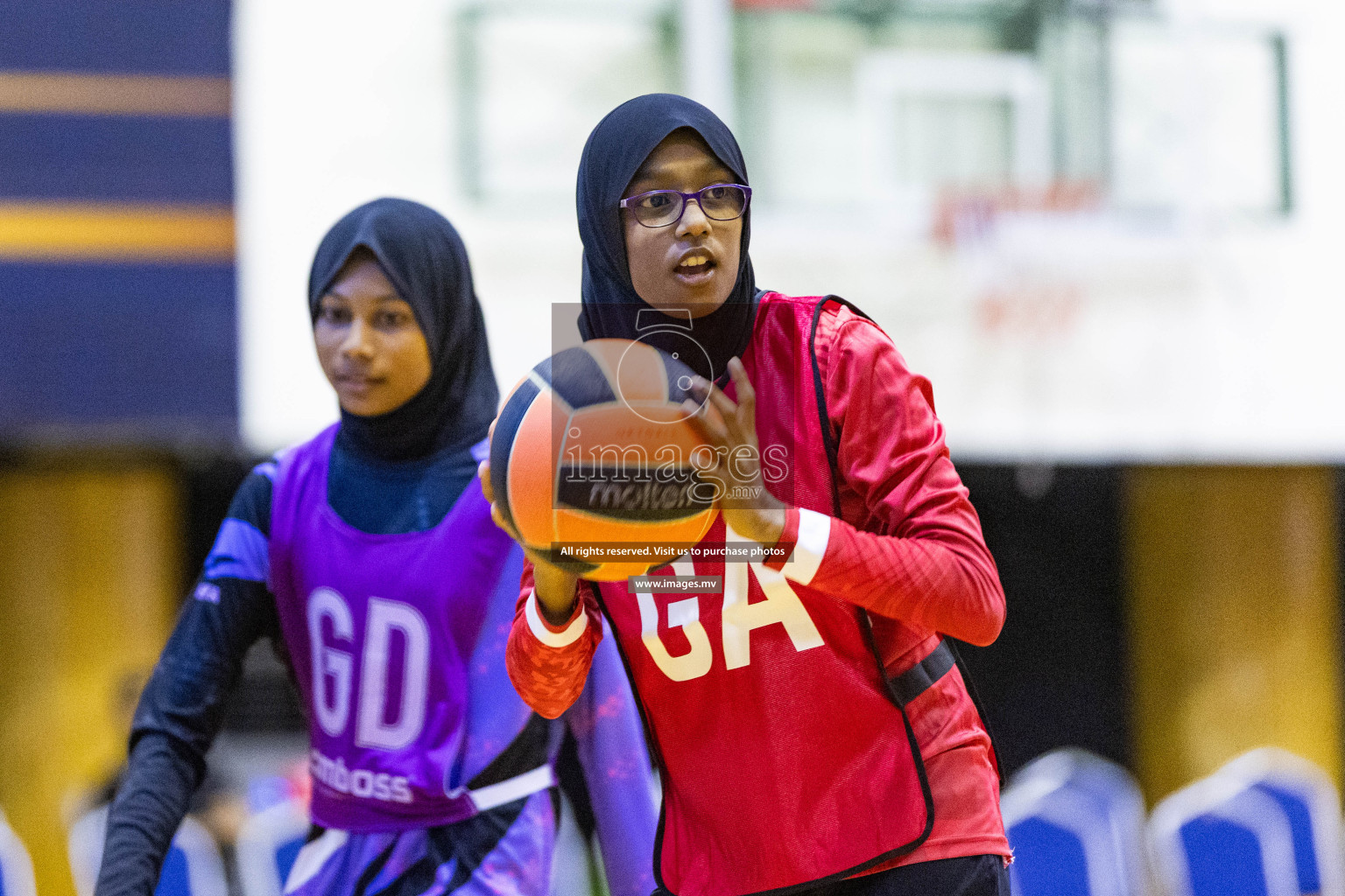 Day3 of 24th Interschool Netball Tournament 2023 was held in Social Center, Male', Maldives on 29th October 2023. Photos: Nausham Waheed, Mohamed Mahfooz Moosa / images.mv