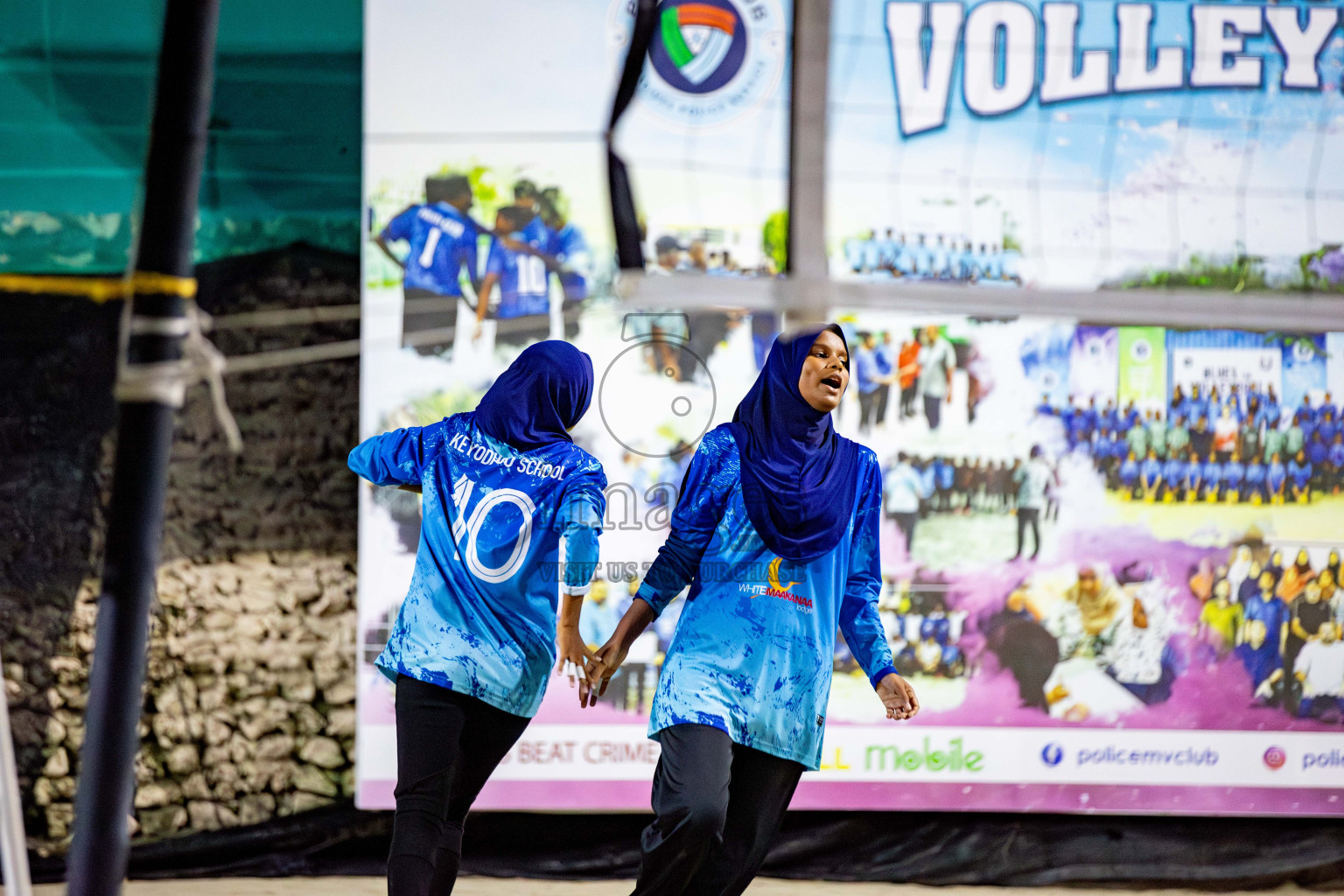 U19 Male and Atoll Girl's Finals in Day 9 of Interschool Volleyball Tournament 2024 was held in ABC Court at Male', Maldives on Saturday, 30th November 2024. Photos: Hassan Simah / images.mv