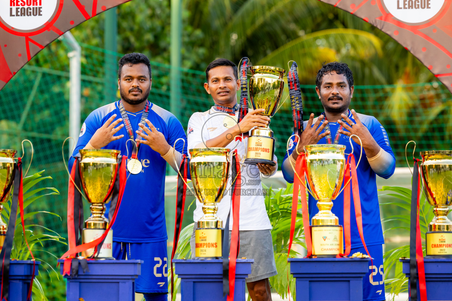Barcelo vs Conrad in the Final of Resort League 2025 (Ari Zone) was held on Sunday, 28th June 2025 in Conrad Maldives Rangali Island, Alif Dhaalu Atoll, Maldives. Photos: Nausham Waheed / images.mv