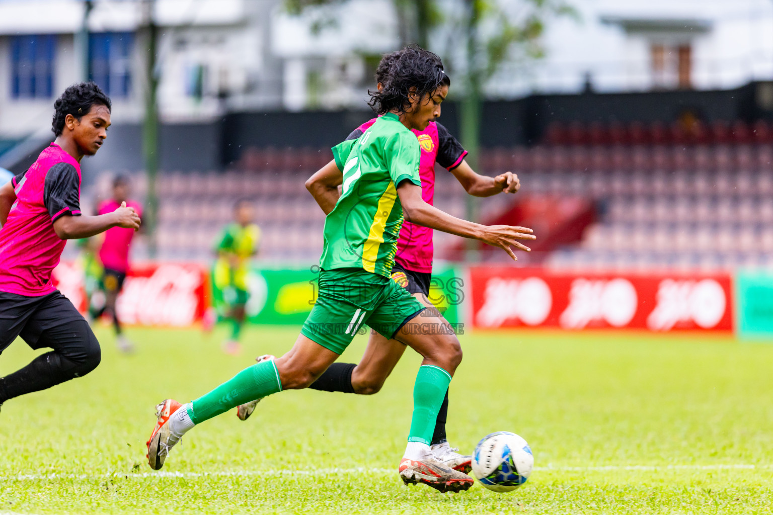 Maziya SRC vs United Victory in Day 6 of Under 19 Youth Championship 2024 was held at National Stadium in Male', Maldives on Tuesday, 24th June 2024. Photos: Nausham Waheed / images.mv