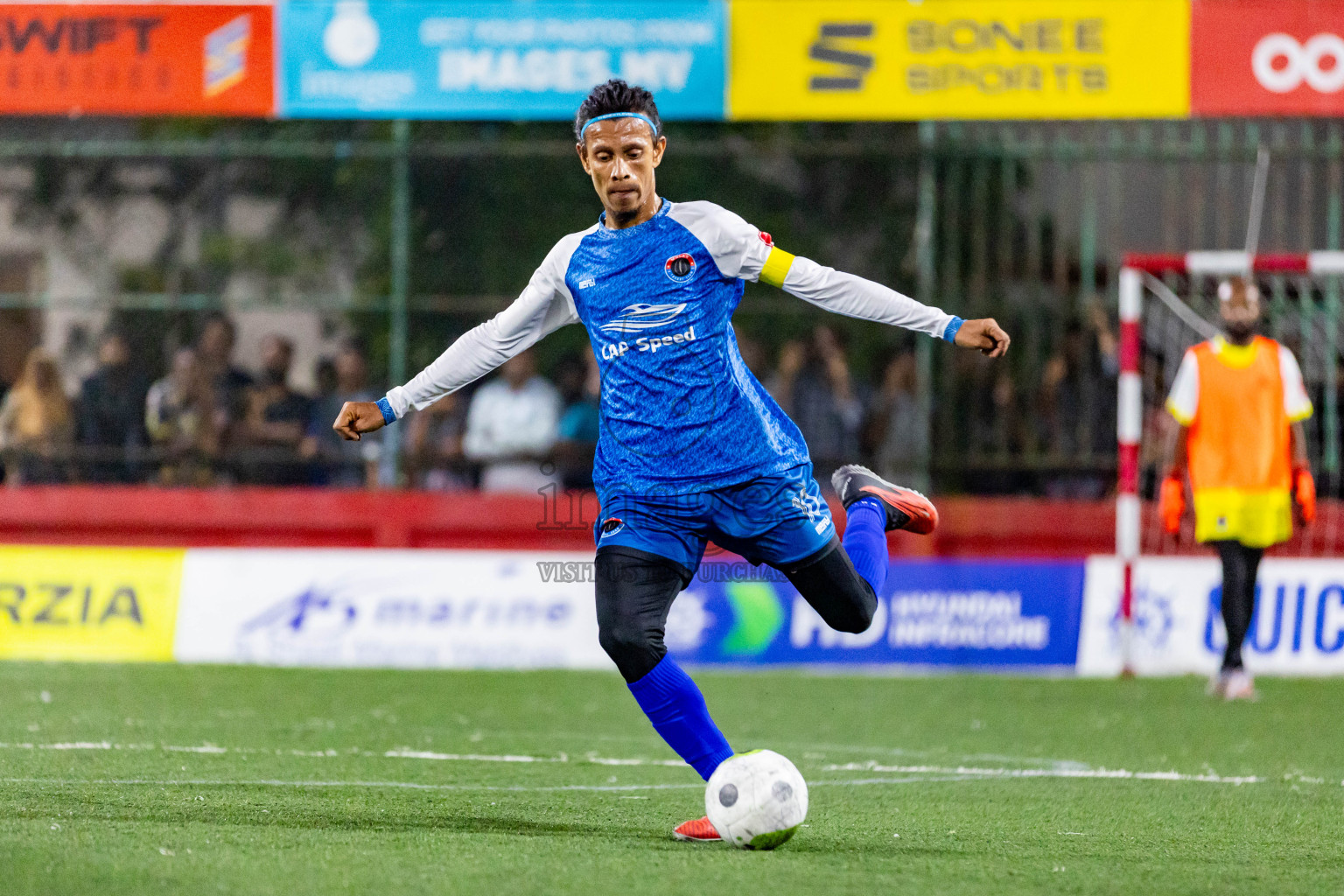 M Mulah vs M Kolhufushi in Day 28 of Golden Futsal Challenge 2024 was held on Sunday , 11th February 2024 in Hulhumale', Maldives Photos: Nausham Waheed / images.mv