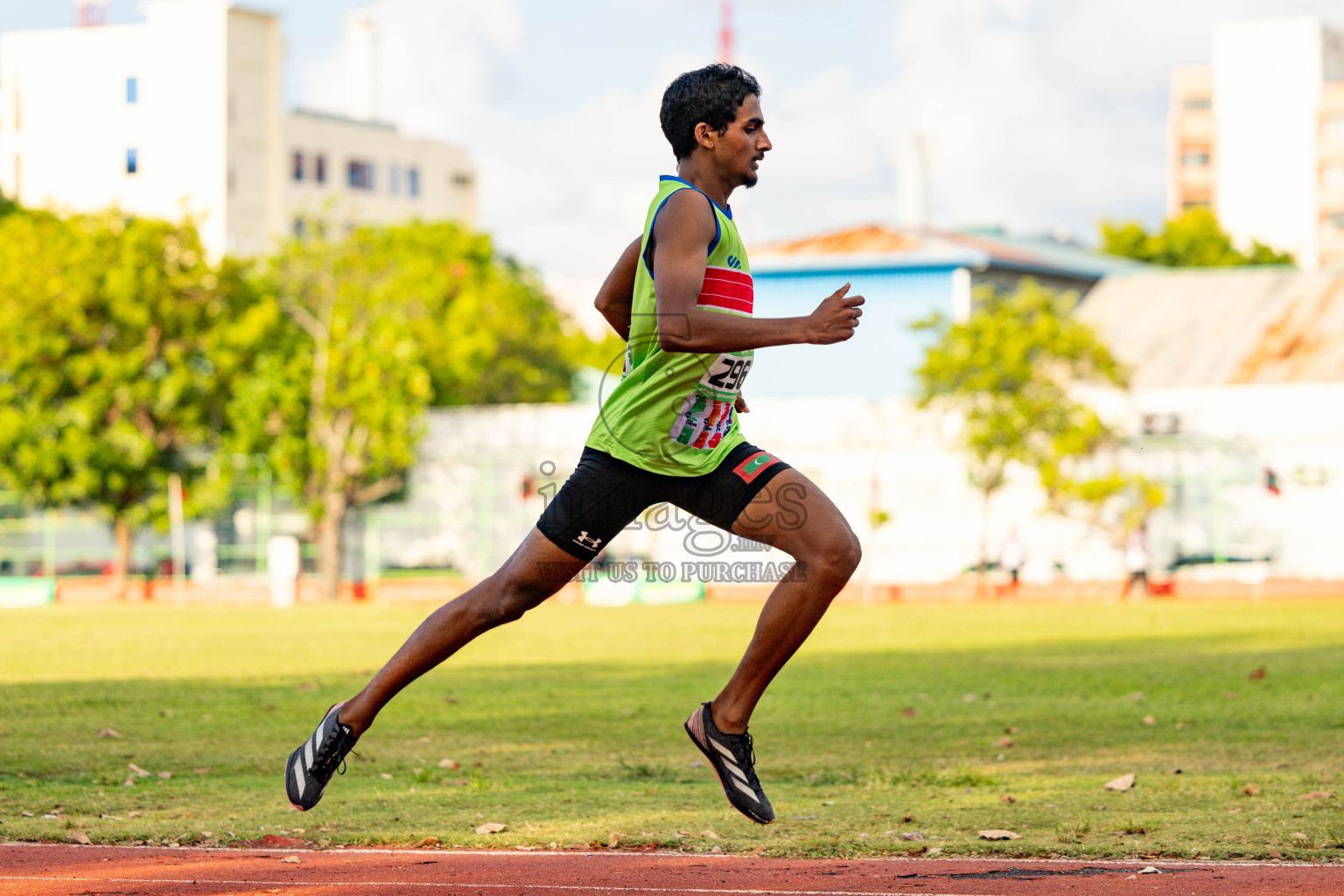 Day 2 of 12th Milo Association Championships was held in Ekuveni Track at Male', Maldives on Friday, 25th April 2025. Photos: Hassan Simah / images.mv