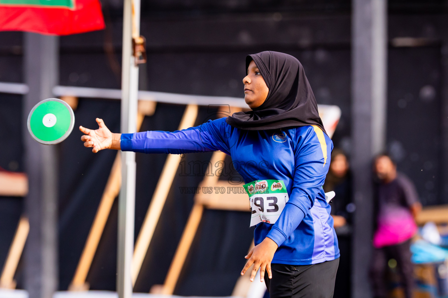 Day 6 of Inter-school Athletics Championship 2025 held in Ekuveni Synthetic Track, Male', Maldives on Sunday, 12th October 2025. Photos by: Nausham Waheed / Images.mv