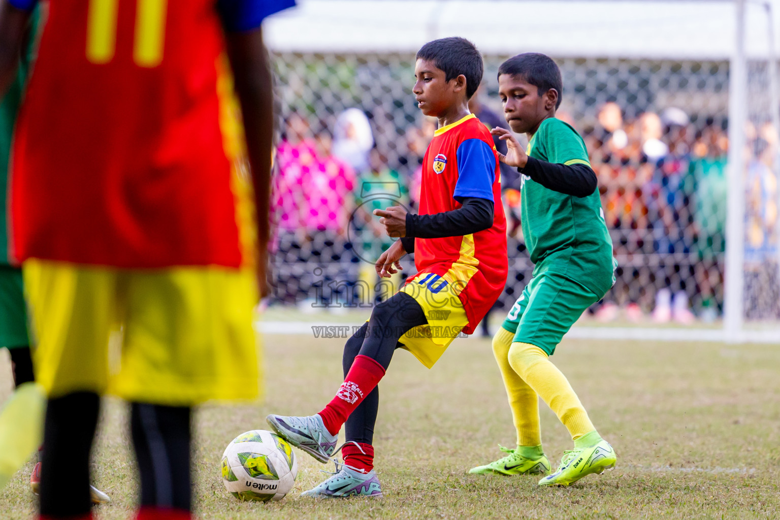 Day 3 of MILO Academy Championship 2025 (U-12) was held at Henveiru Stadium in Male', Maldives on Saturday, 3rd May 2025. Photos: Nausham Waheed / images.mv