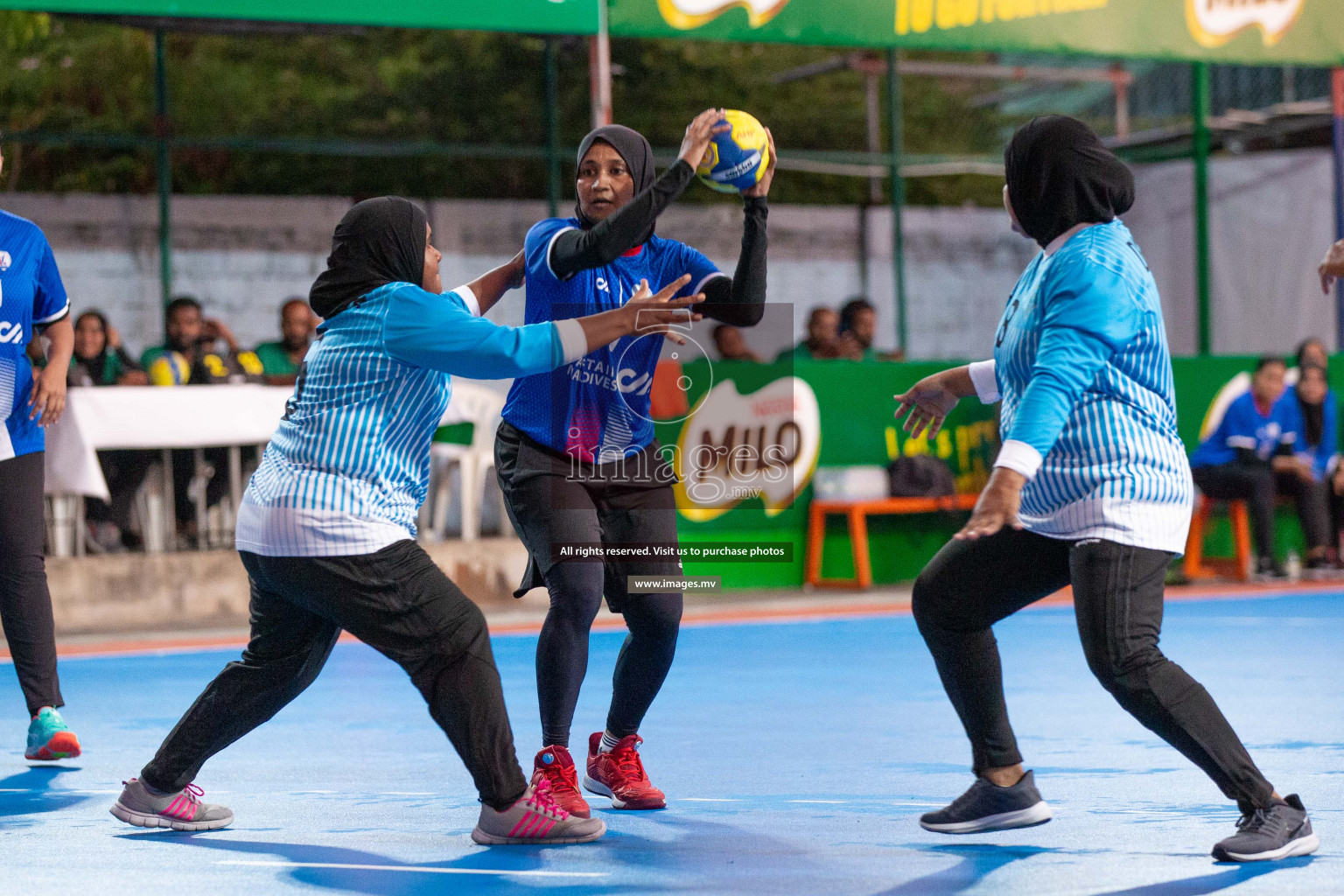 Milo 8th National Handball Tournament Day3, 17th December 2021, at Handball Ground, Male', Maldives. Photos by Shuu Abdul Sattar