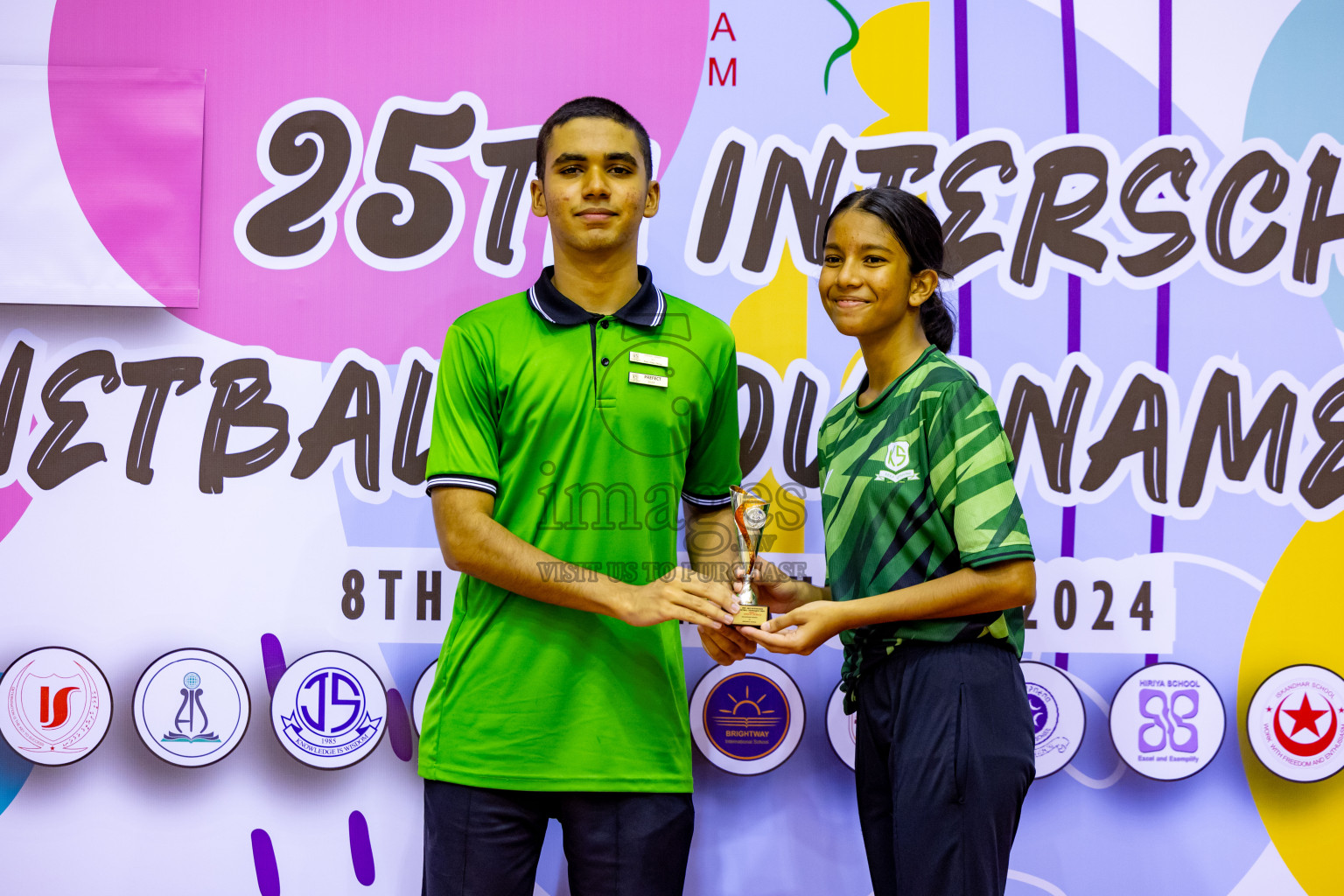 Day 6 of 25th Inter-School Netball Tournament was held in Social Center at Male', Maldives on Thursday, 15th August 2024. Photos: Nausham Waheed / images.mv