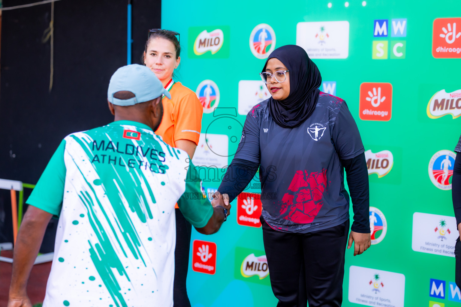 Day 3 of 12th Milo Association Championships was held in Ekuveni Track at Male', Maldives on Saturday, 26th April 2025. Photos: Nausham Waheed  / images.mv
