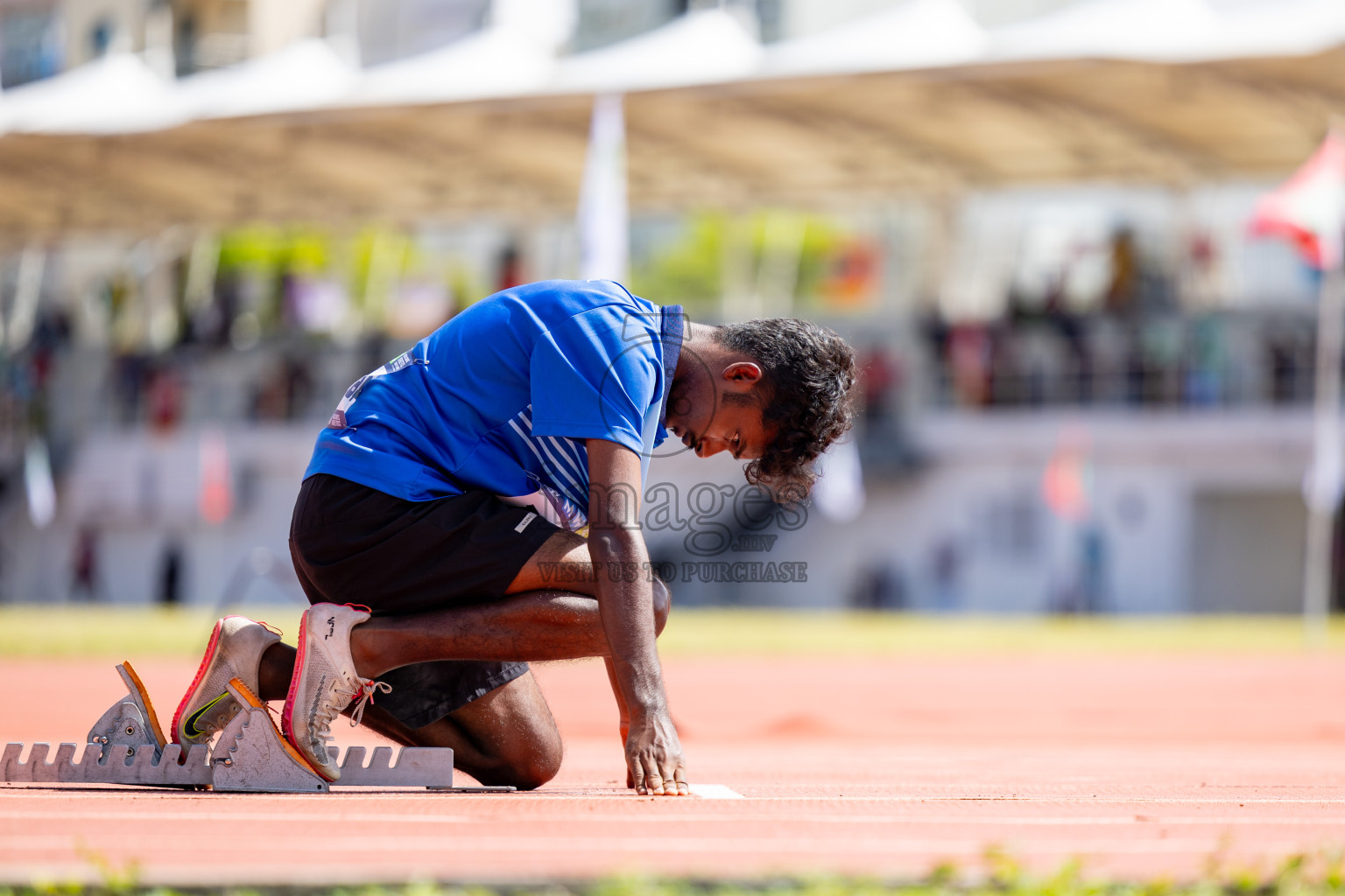 Day 2 of MWSC Interschool Athletics Championships 2024 held in Hulhumale Running Track, Hulhumale, Maldives on Sunday, 10th November 2024. 
Photos by:  Hassan Simah / Images.mv