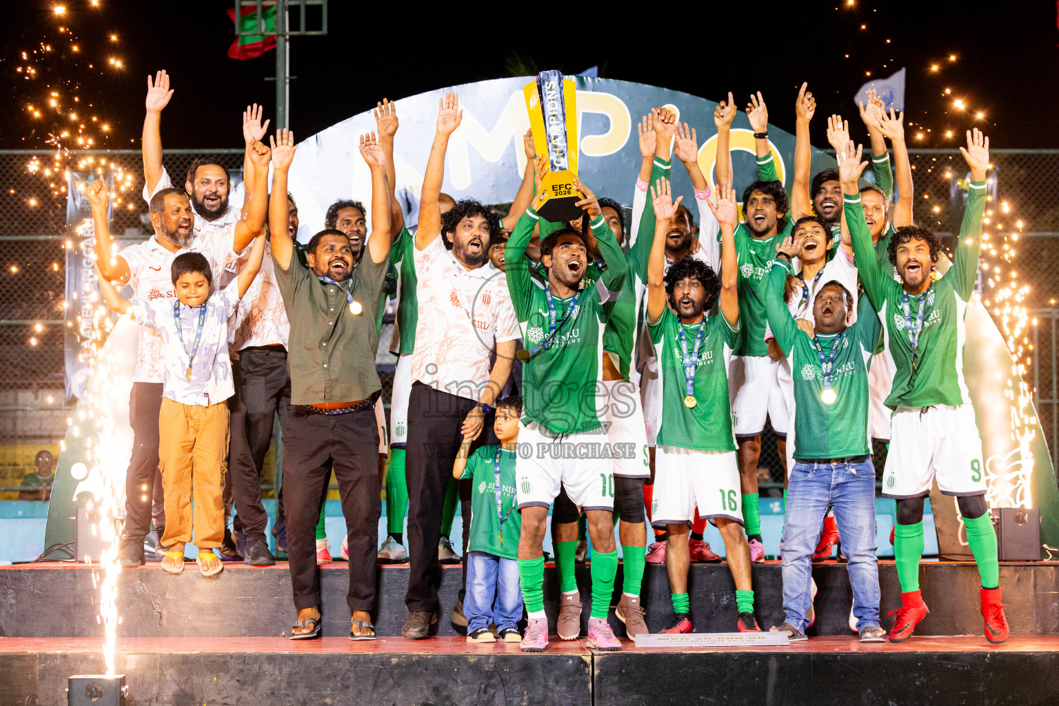 Park FC vs Dee Cee Jay SC in the Final of Laamehi Dhiggaru Ekuveri Futsal Challenge 2026 was held on Friday, 31st July 2026, at Dhiggaru Futsal Ground, Dhiggaru, Maldives Photos: Nausham Waheed / images.mv