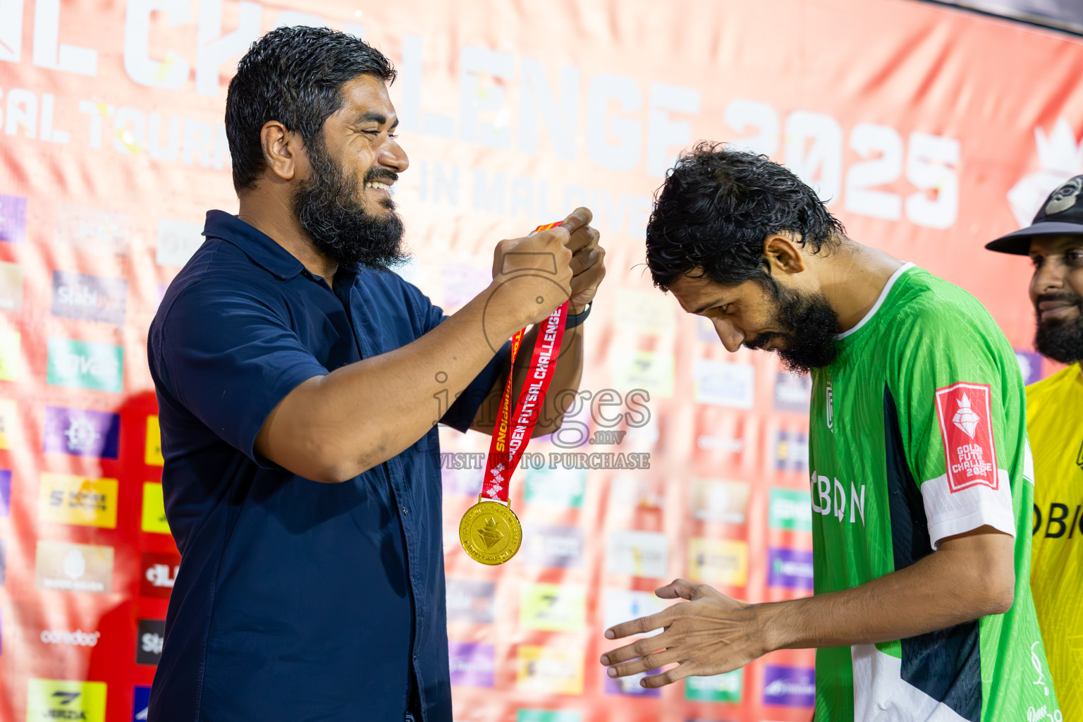 HDh Naivaadhoo vs HDh Neykurendhoo in Haa Dhaalu Atoll Finals Day 28 of Golden Futsal Challenge 2025 was held on Saturday , 1st February 2025, in Hulhumale', Maldives. Photos: Ismail Thoriq / images.mv