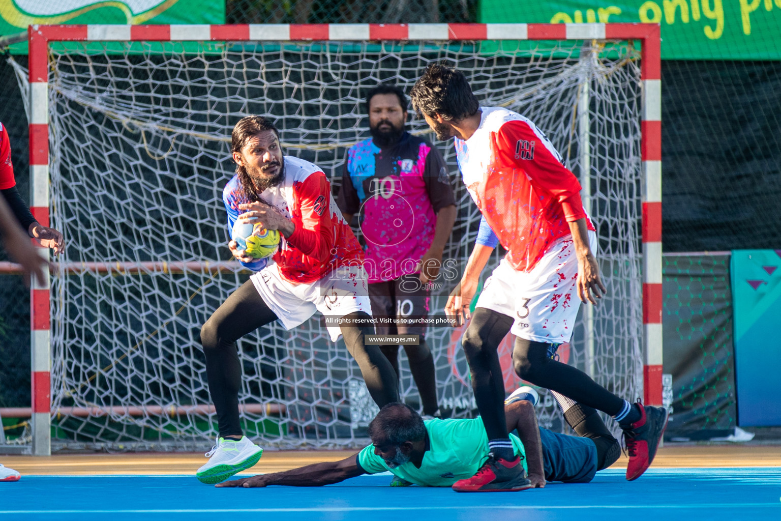 Day 6 of 6th MILO Handball Maldives Championship 2023, held in Handball ground, Male', Maldives on Thursday, 25th May 2023 Photos: Shuu Abdul Sattar/ Images.mv