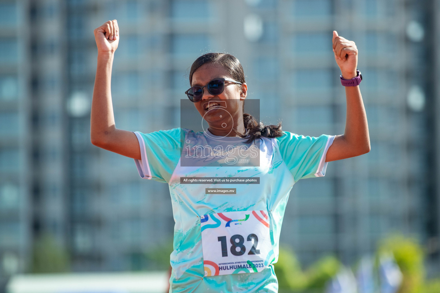 Day three of Inter School Athletics Championship 2023 was held at Hulhumale' Running Track at Hulhumale', Maldives on Tuesday, 16th May 2023. Photos: Nausham Waheed / images.mv