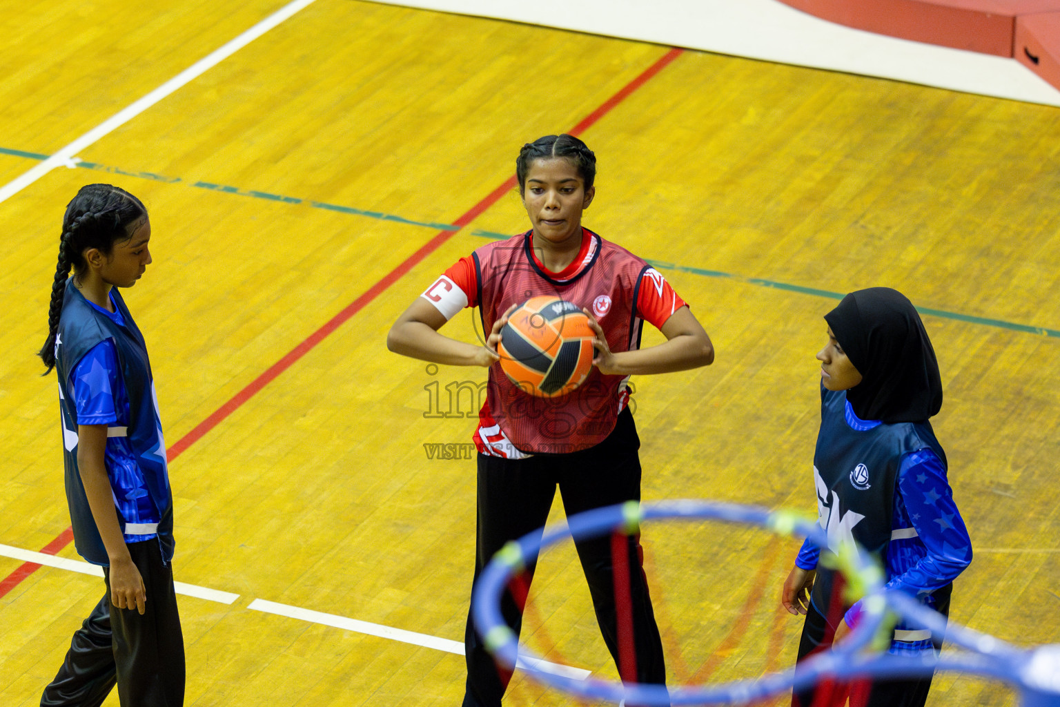 Day 2 of 25th Inter-School Netball Tournament was held in Social Center at Male', Maldives on Saturday, 10th August 2024. Photos: Nausham Waheed/ Mohamed Mahfooz Moosa / images.mv