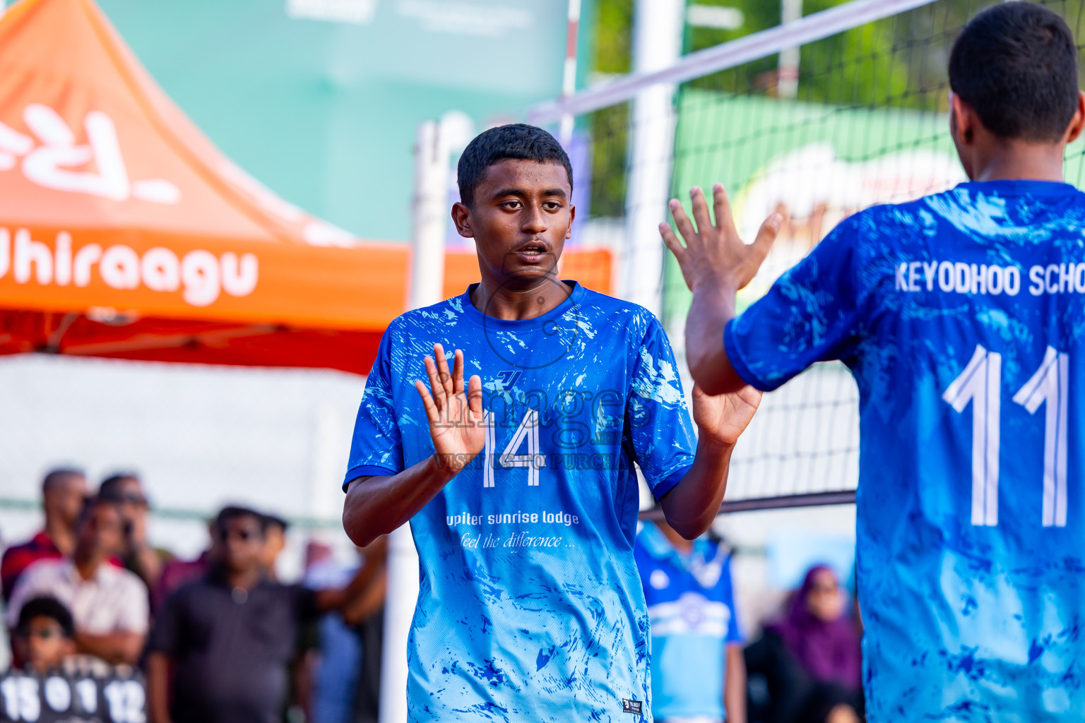 Day 13 of Interschool Volleyball Tournament 2024 was held in Ekuveni Volleyball Court at Male', Maldives on Thursday, 5th December 2024. Photos: Nausham Waheed / images.mv