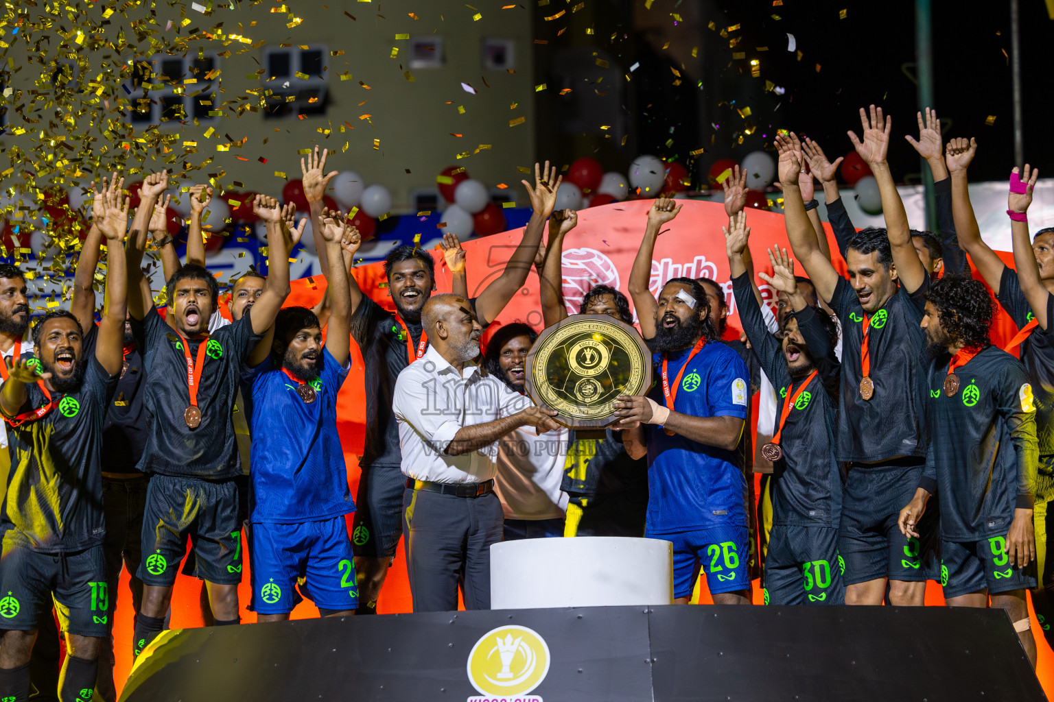 Road Recreation Club vs Club Combination SC Eydhafushi in Kings Cup Final of Club Maldives 2025 was held in Rehendhi Futsal Ground, Hulhumale', Maldives on Tuesday, 9th September 2025. Photos: Ismail Thoriq / images.mv