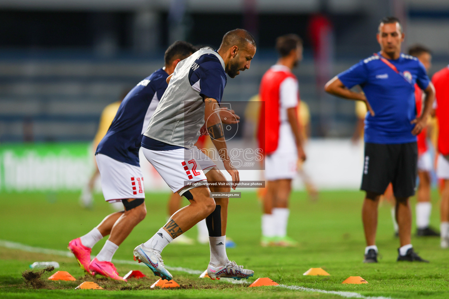 Bhutan vs Lebanon in SAFF Championship 2023 held in Sree Kanteerava Stadium, Bengaluru, India, on Sunday, 25th June 2023. Photos: Nausham Waheed, Hassan Simah / images.mv