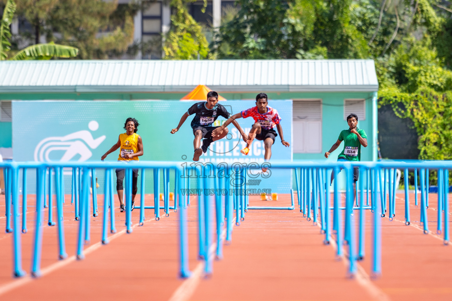 Day 4 of MWSC Interschool Athletics Championships 2024 held in Hulhumale Running Track, Hulhumale, Maldives on Tuesday, 12th November 2024. Photos by: Raaif Yoosuf / Images.mv