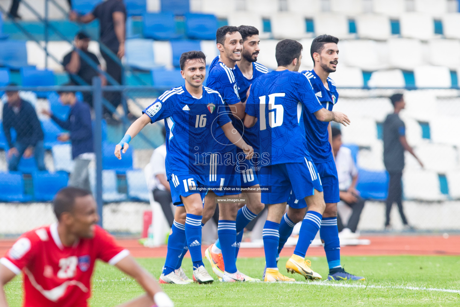 Kuwait vs Nepal in the opening match of SAFF Championship 2023 held in Sree Kanteerava Stadium, Bengaluru, India, on Wednesday, 21st June 2023. Photos: Nausham Waheed / images.mv