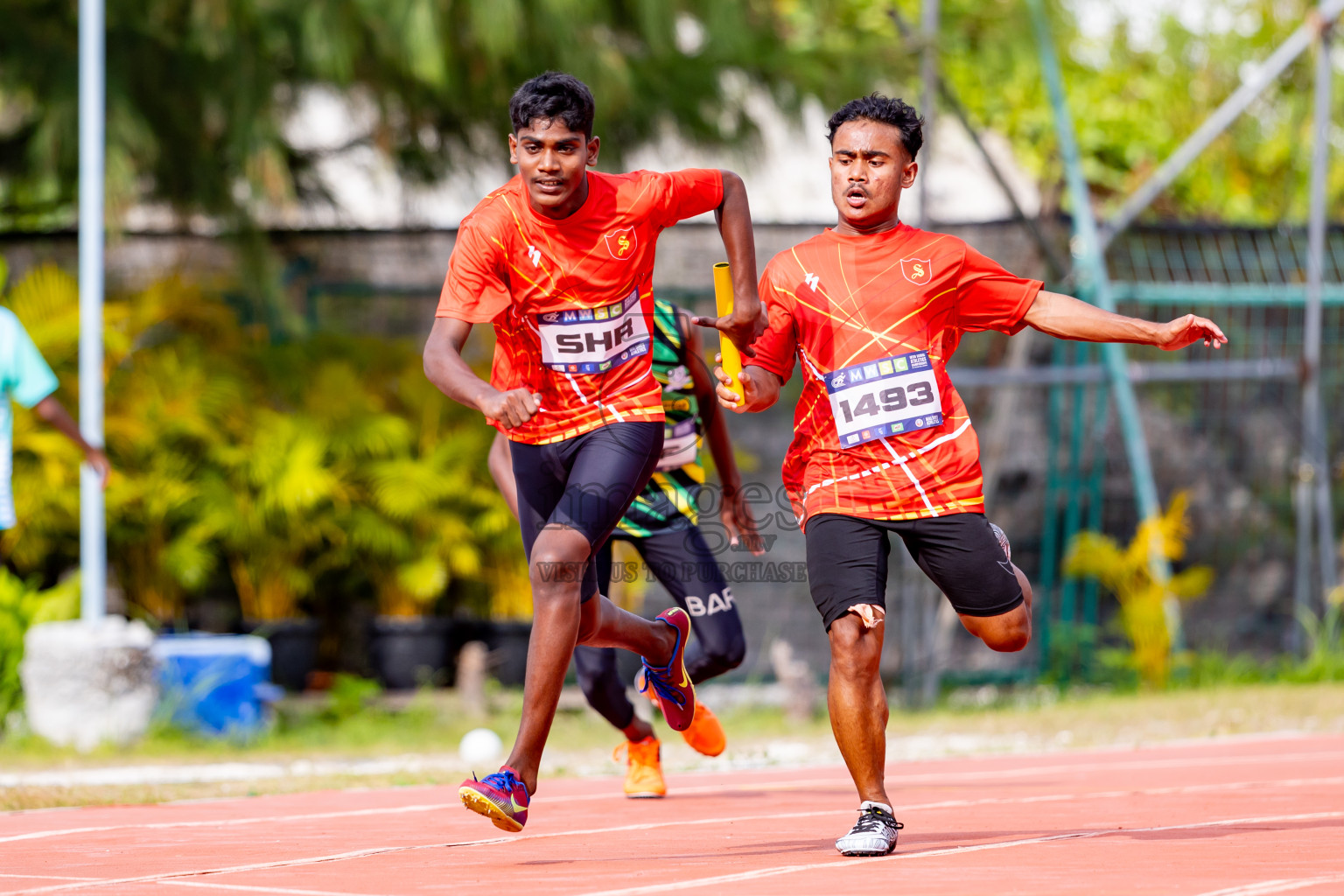 Day 6 of MWSC Interschool Athletics Championships 2024 held in Hulhumale Running Track, Hulhumale, Maldives on Thursday, 14th November 2024. Photos by: Nausham Waheed / Images.mv