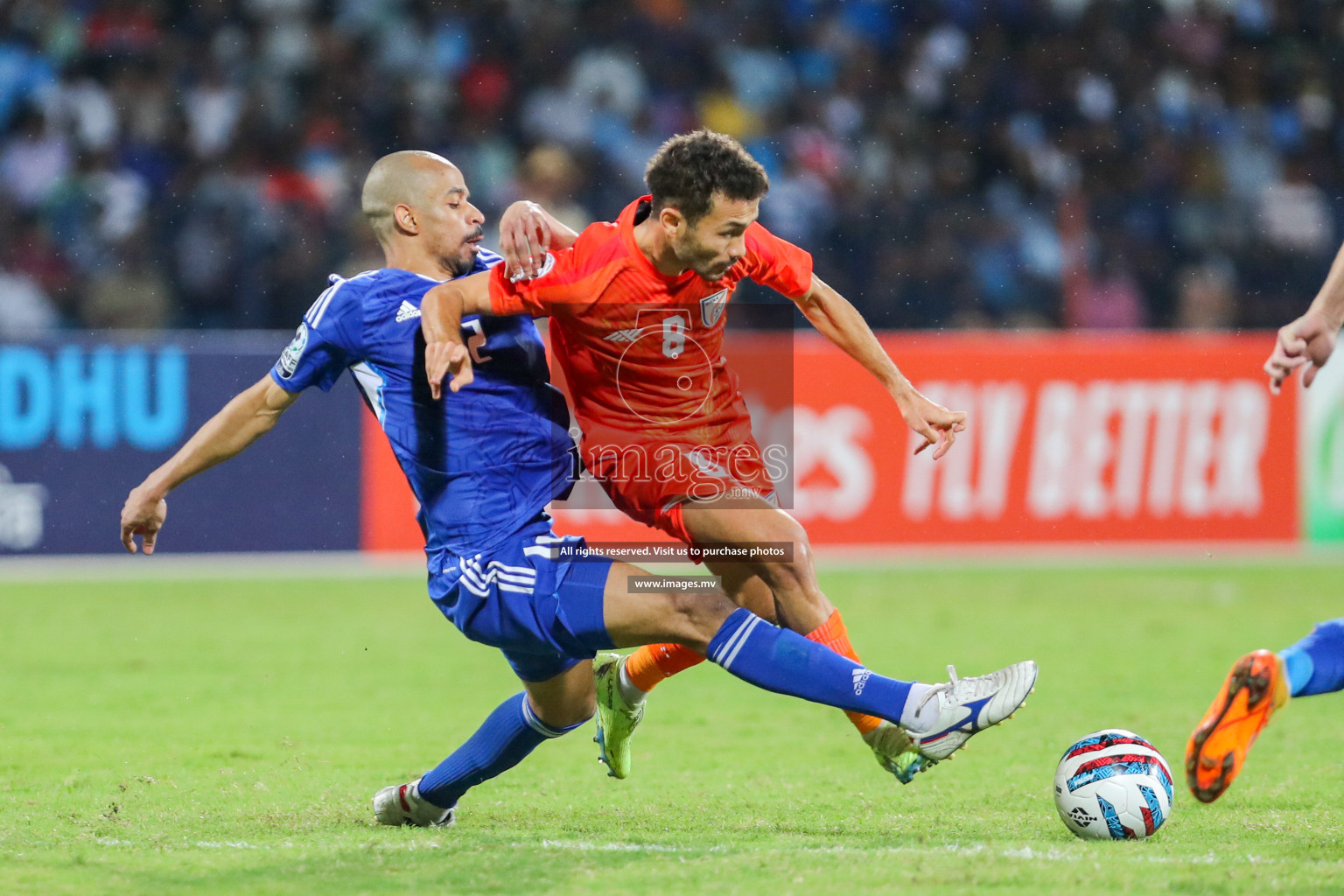 Kuwait vs India in the Final of SAFF Championship 2023 held in Sree Kanteerava Stadium, Bengaluru, India, on Tuesday, 4th July 2023. Photos: Hassan Simah / images.mv