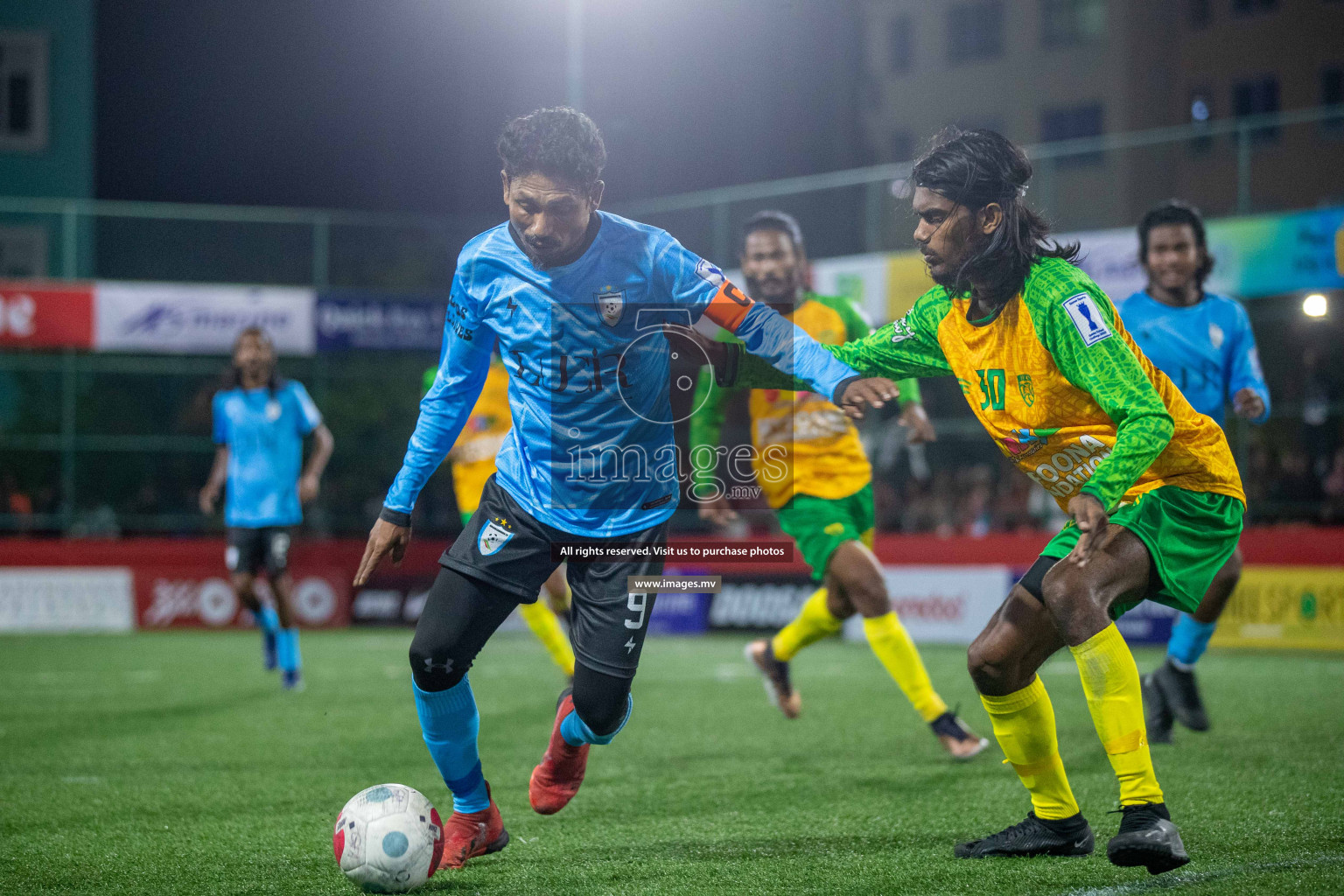 GDh. Hoandedhdhoo vs GDh. Vaadhoo in Day 12 of Golden Futsal Challenge 2023 on 16 February 2023 in Hulhumale, Male, Maldives