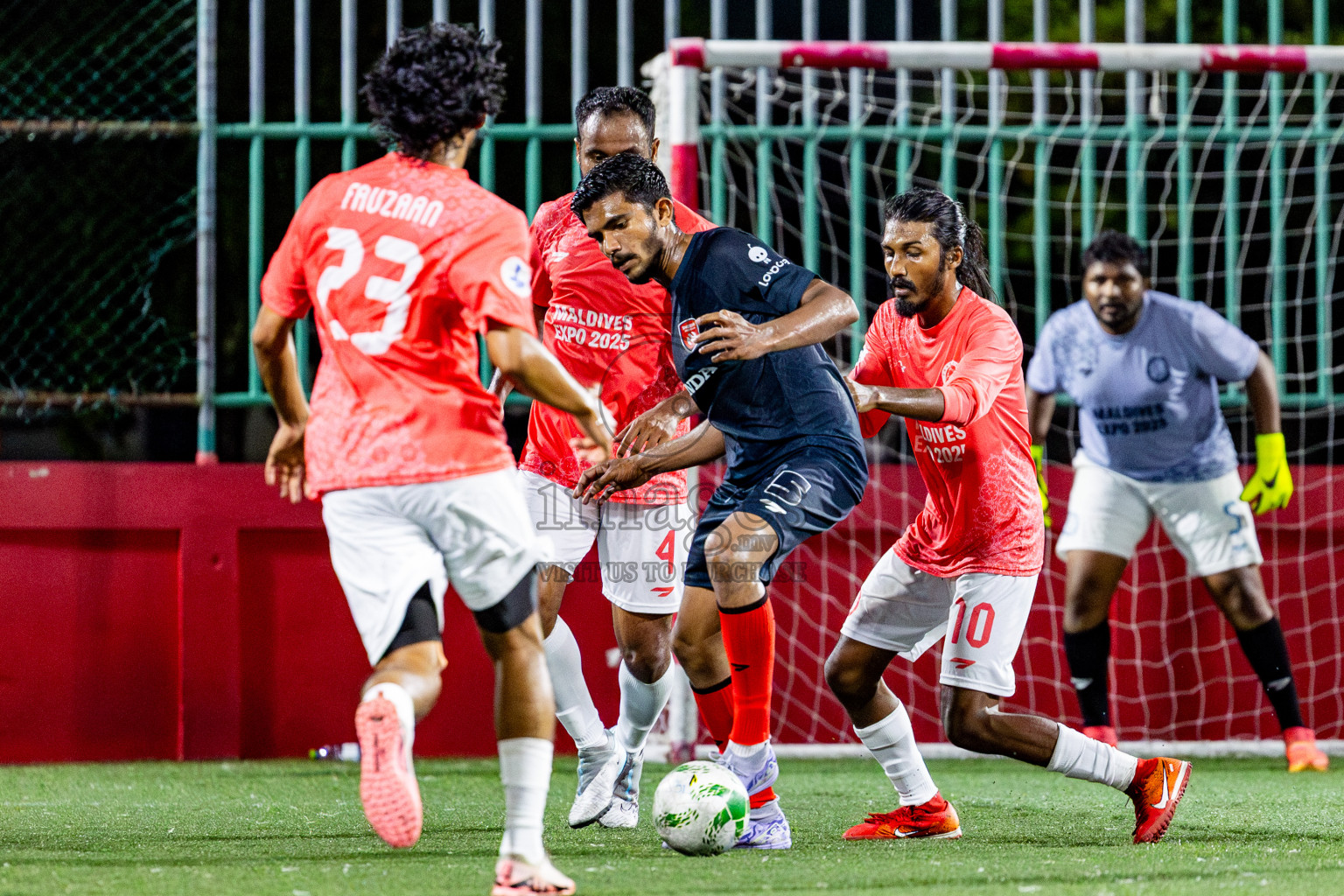 Sheesha vs Trade Club in Day 5 of Office League 2025 was held on Sunday, 20th April 2025 in Hulhumale', Maldives. Photos: Nausham Waheed  / images.mv