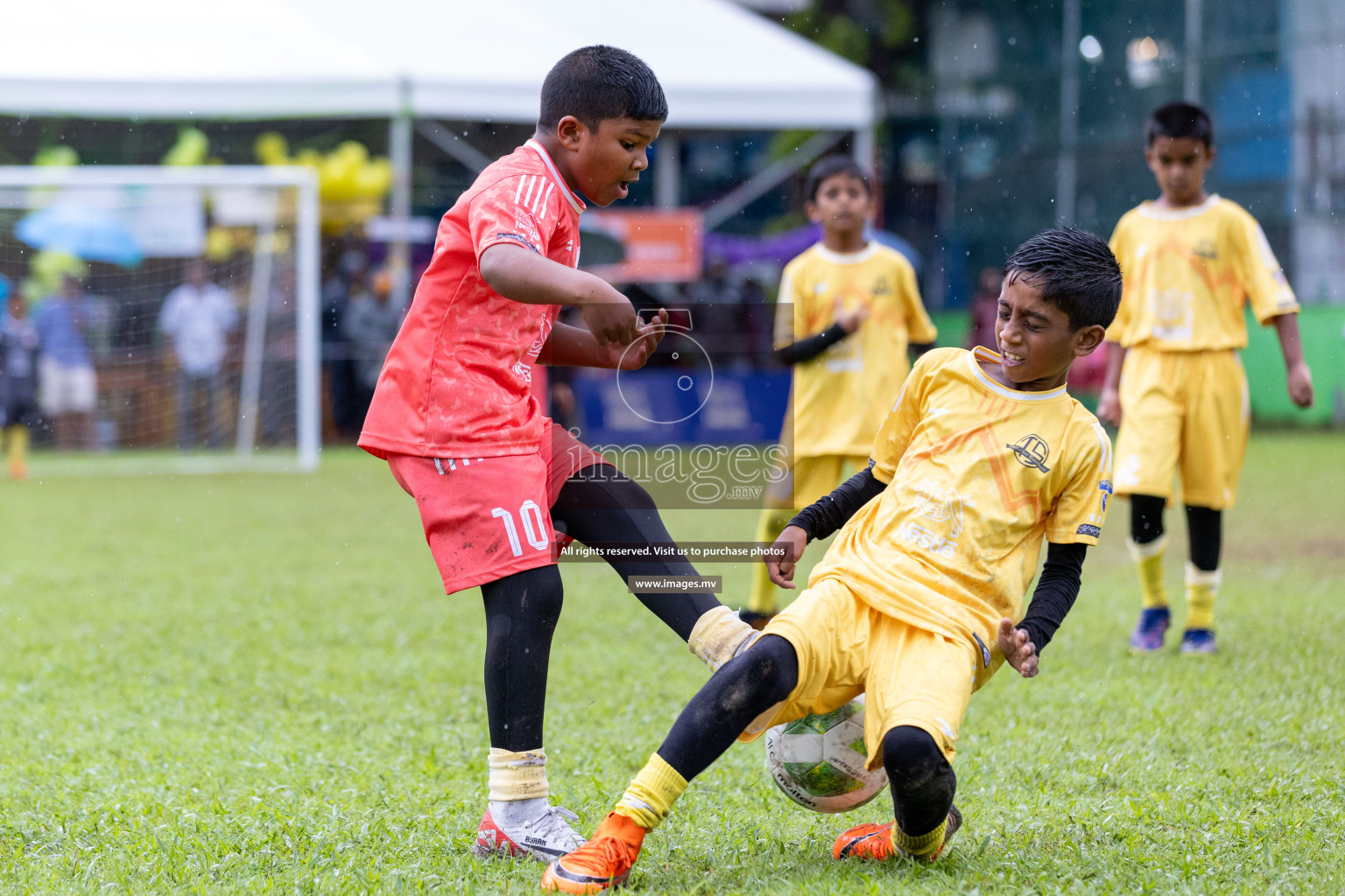 Day 2 of Nestle kids football fiesta, held in Henveyru Football Stadium, Male', Maldives on Thursday, 12th October 2023 Photos: Nausham Waheed/ Shuu Abdul Sattar Images.mv