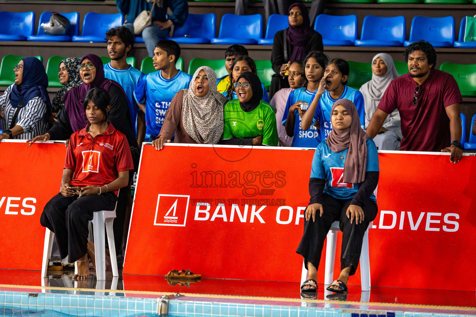 Day 6 of National Swimming Competition 2024 held in Hulhumale', Maldives on Wednesday, 18th December 2024. 
Photos: Hassan Simah / images.mv