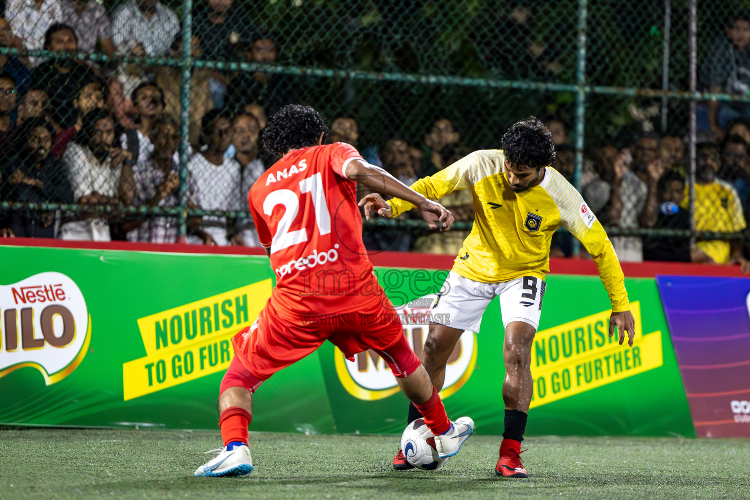 RRC vs Ooredoo Maldives in Club Maldives Cup 2024 held in Rehendi Futsal Ground, Hulhumale', Maldives on Saturday, 28th September 2024. Photos: Ismail Thoriq / images.mv