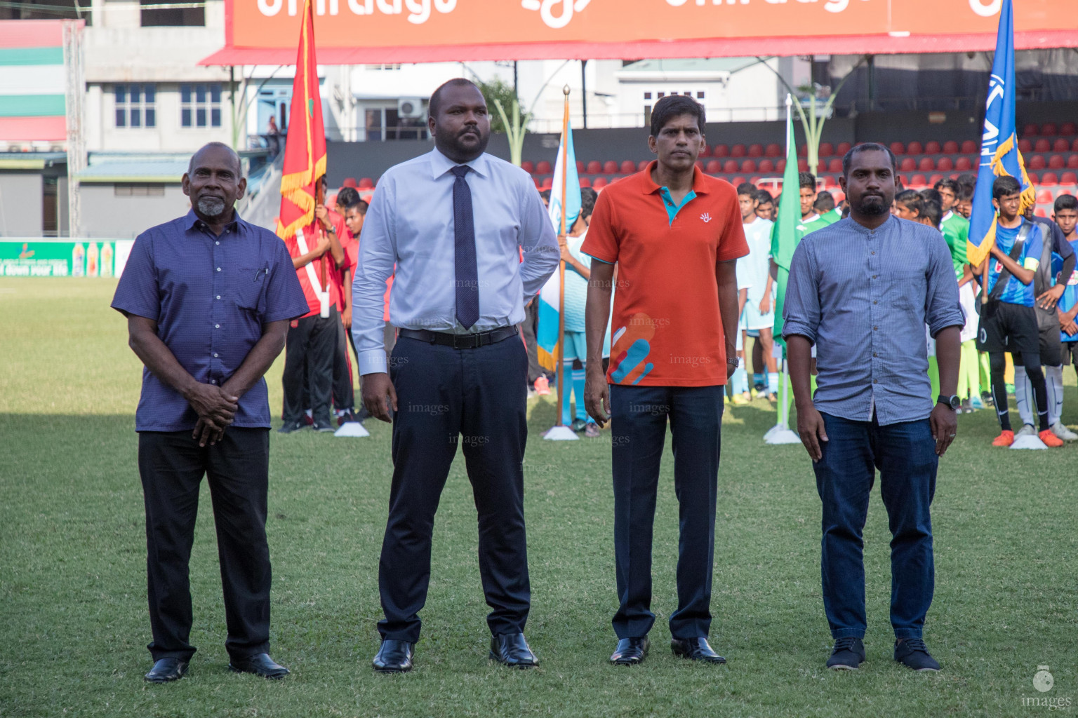 Dhiraagu Under 15 Inter-School Football Tournament 2019 Ghaazee School vs Thaajuddin School in Male', Maldives, 25th 2019 (Images.mv Photo/Suadh Abdul Sattar)